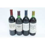 Four bottles of wine to include Chateau D'Arvigny, Haut - Medoc, 1995, Chateau Montignac, premier