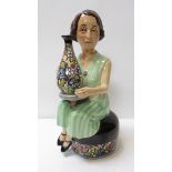 A Kevin Francis Charlotte Rhead figure, limited edition 157/350, by Douglas Tootle, with