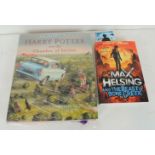 J.K.Rowling - Harry Potter & the Chamber of Secrets, illustrated by Jim Kay with dragon sketch &