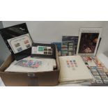 Postage stamps - a mixed quantity including 8 collectors year packs face about £130 cat value £