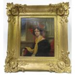 19th Century English School - Half length portraits "Edward Richard Townsend 1800 - 1878 & his wife