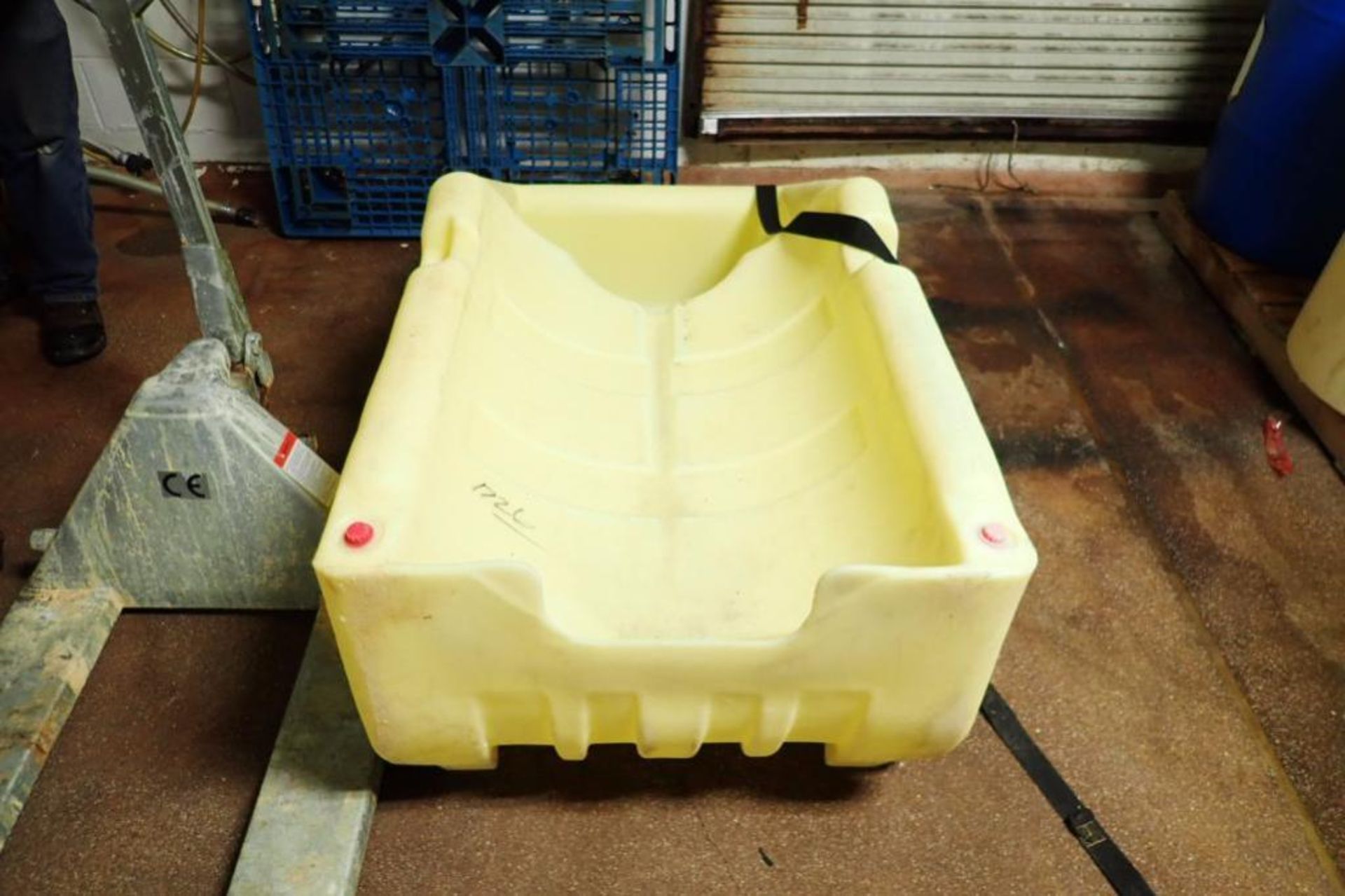 (2) Uline poly barrel containment skids ** Rigging Fee: $25 **