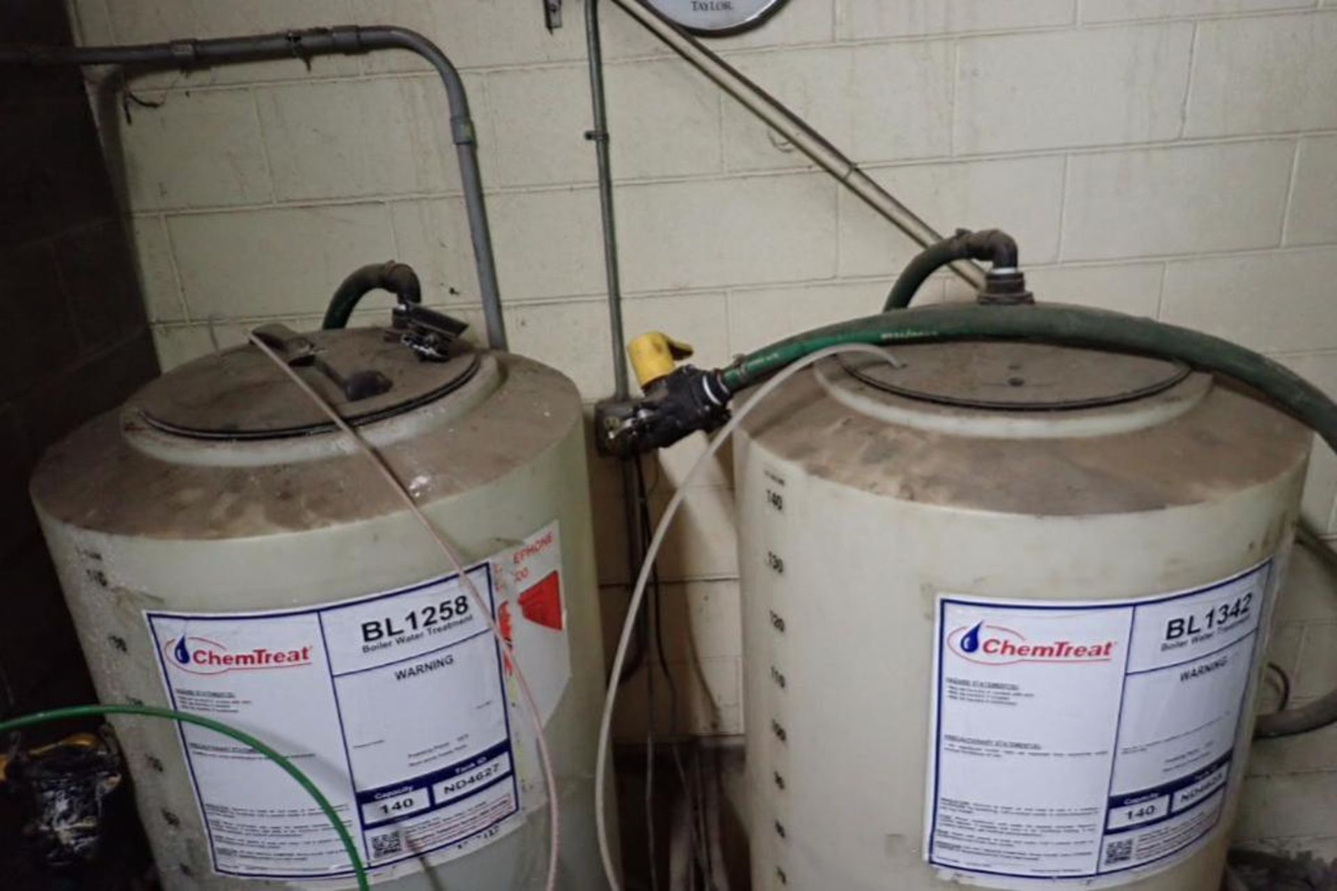 Boiler water treatment tanks, 140 gallons ** Rigging Fee: $300 ** - Image 8 of 8