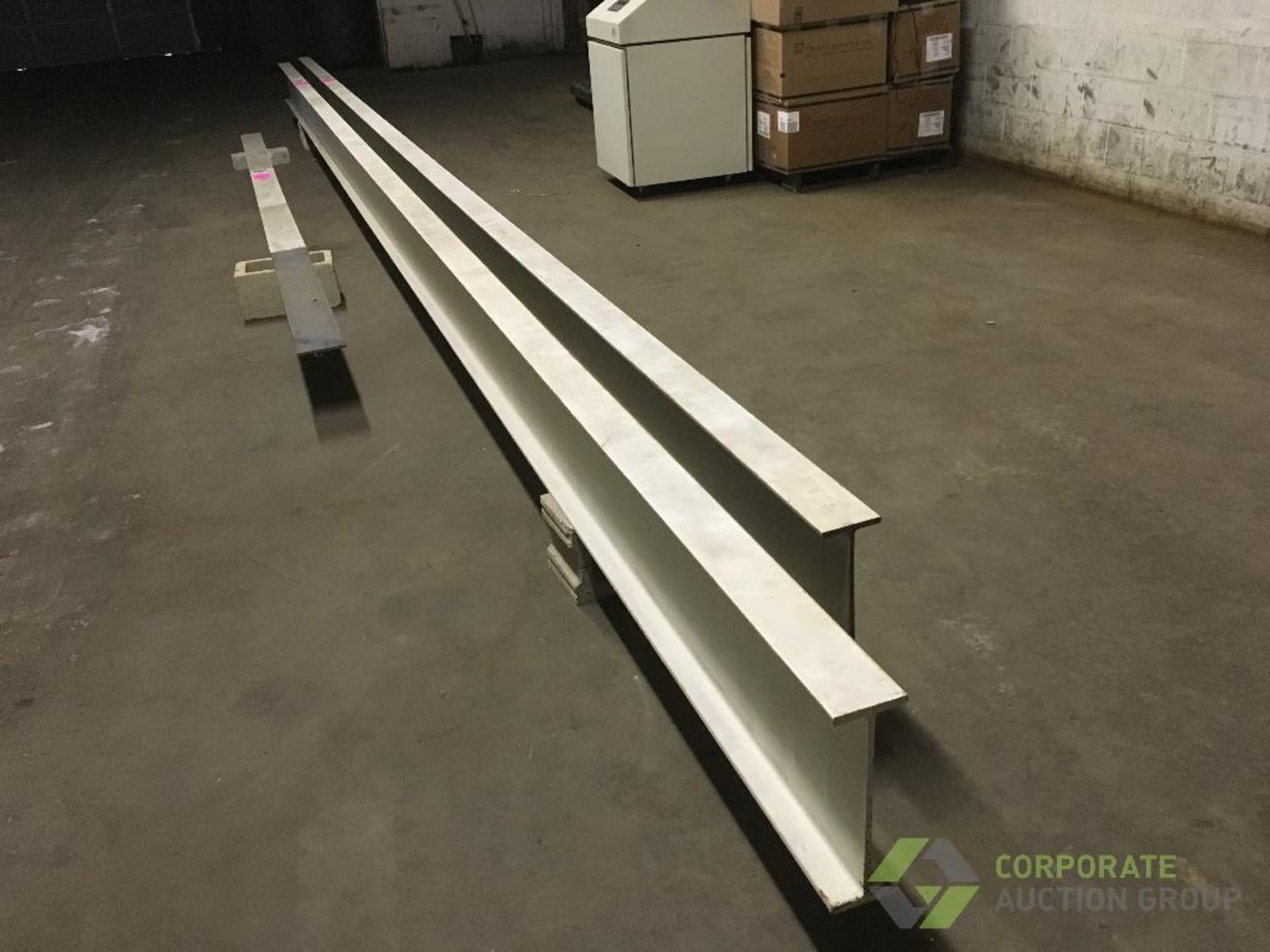 Steel I-beam, 37 ft. x 4 in. x 12 in. tall. ** Rigging Fee: $25 ** - Image 3 of 3