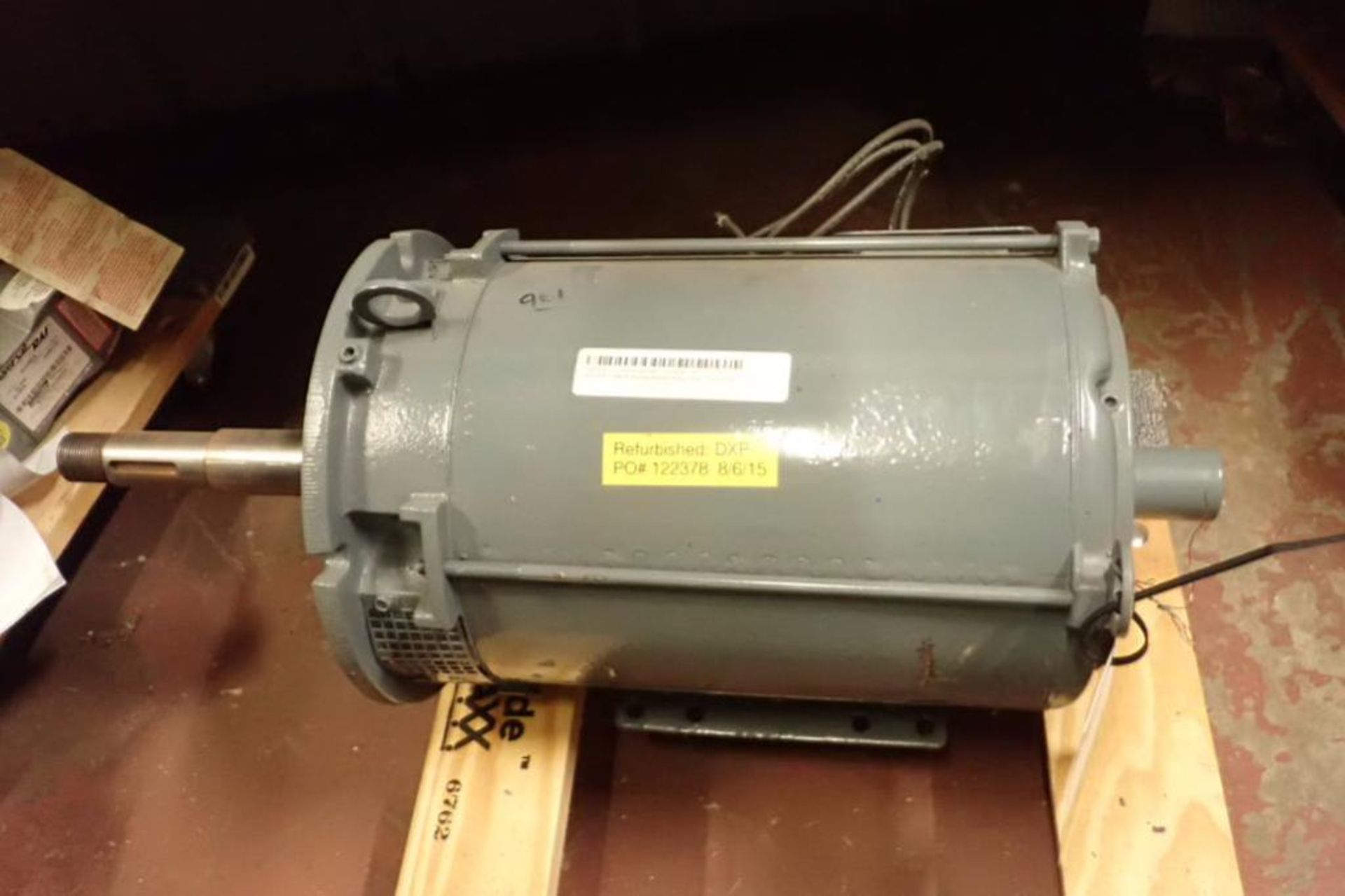 (2) electric motor, Baldor 5 hp, 3 ph., Frame 215T, 1160 rpm, Cleaver Brooks 15 hp electric blower m - Image 4 of 5