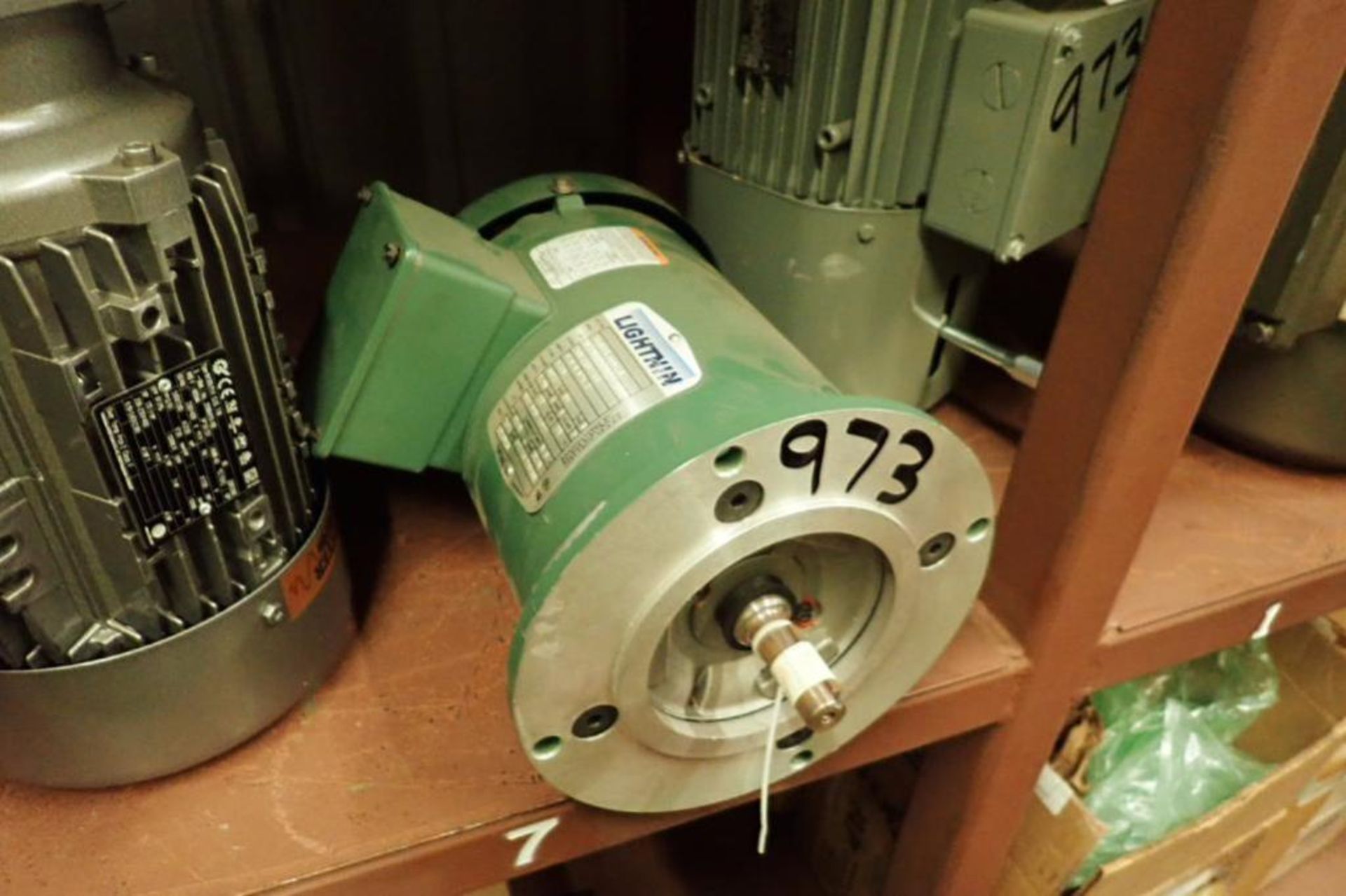 (9) assorted electric motors, 1 hp to 3 hp, several new ones ** Rigging Fee: $25 ** - Image 9 of 17