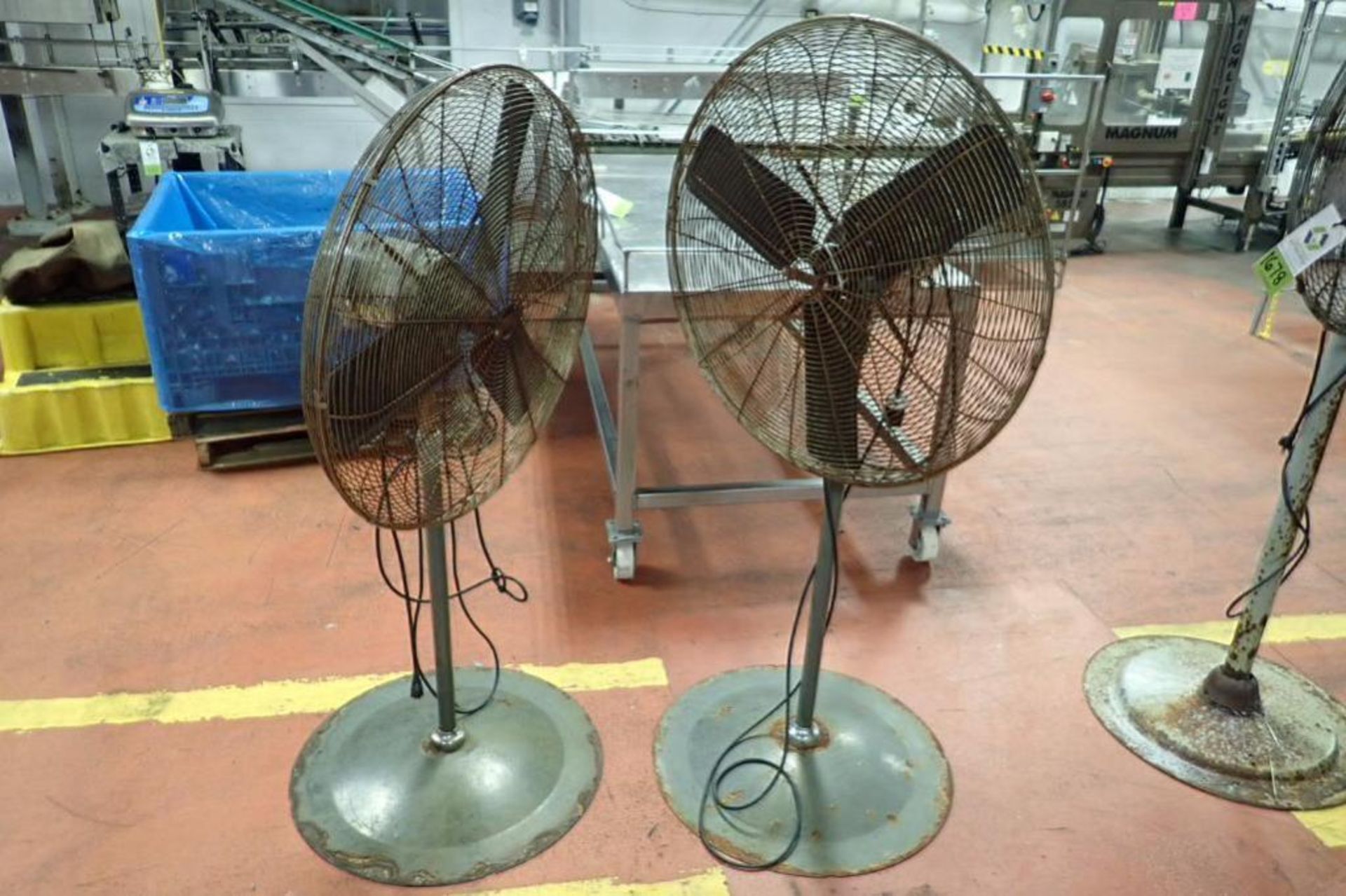 (8) production floor fans ** Rigging Fee: $200 ** - Image 2 of 5