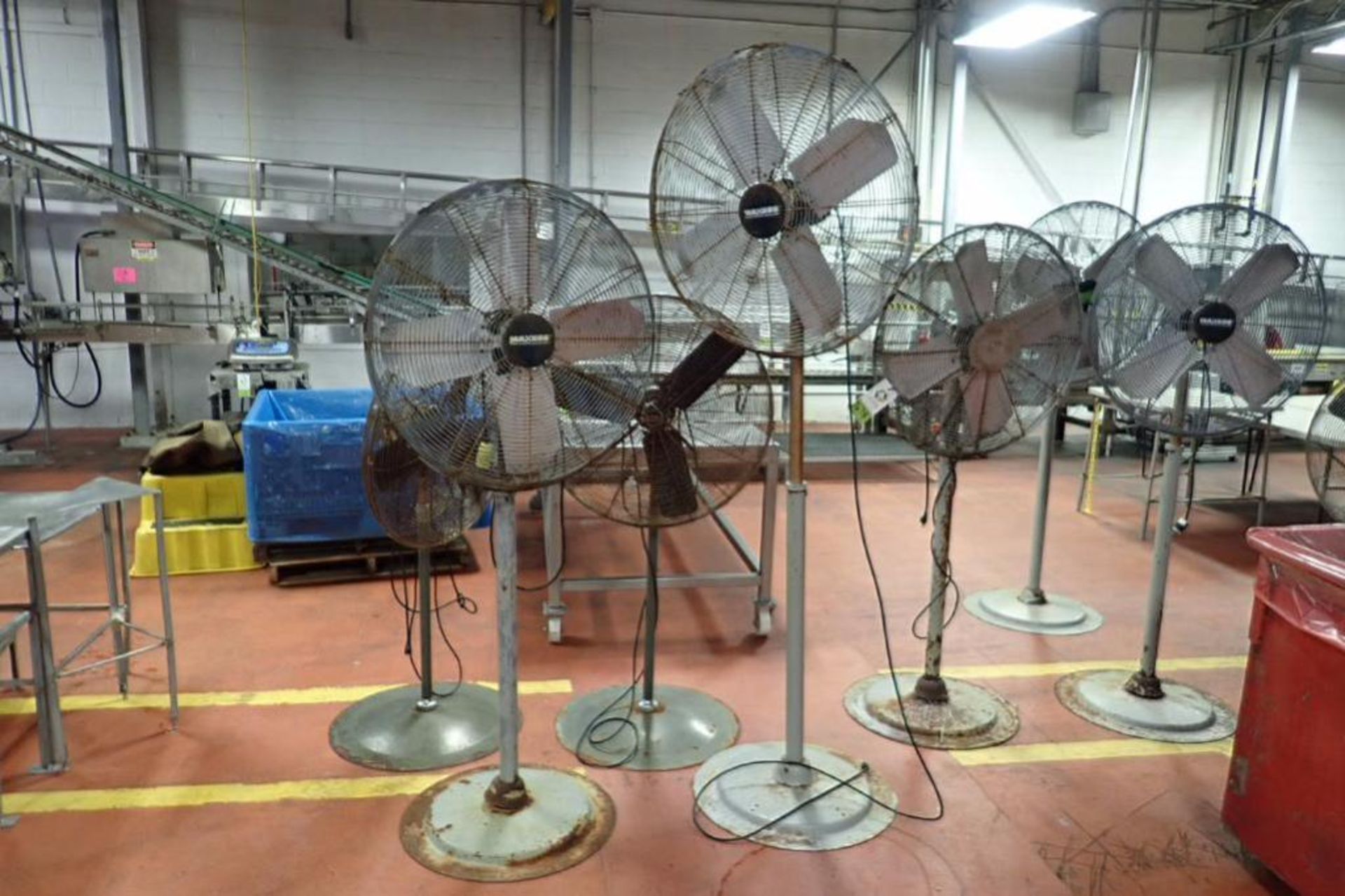 (8) production floor fans ** Rigging Fee: $200 ** - Image 5 of 5