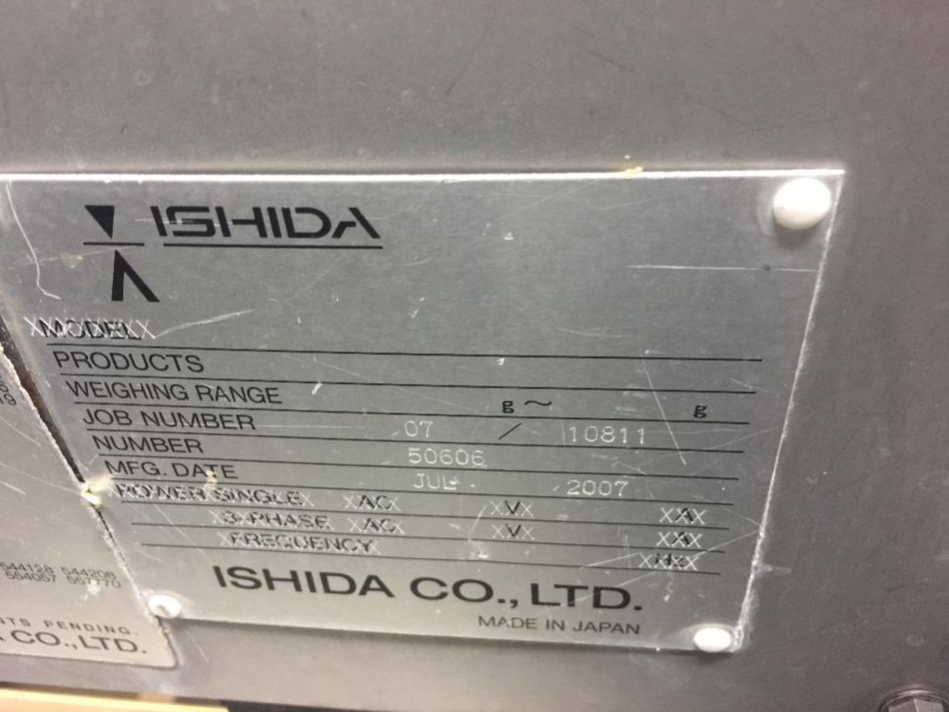 2007 Ishida 24 head scale, Model CCW-R-224W-13/30-WP ** Rigging Fee: $1,500 ** - Image 3 of 19