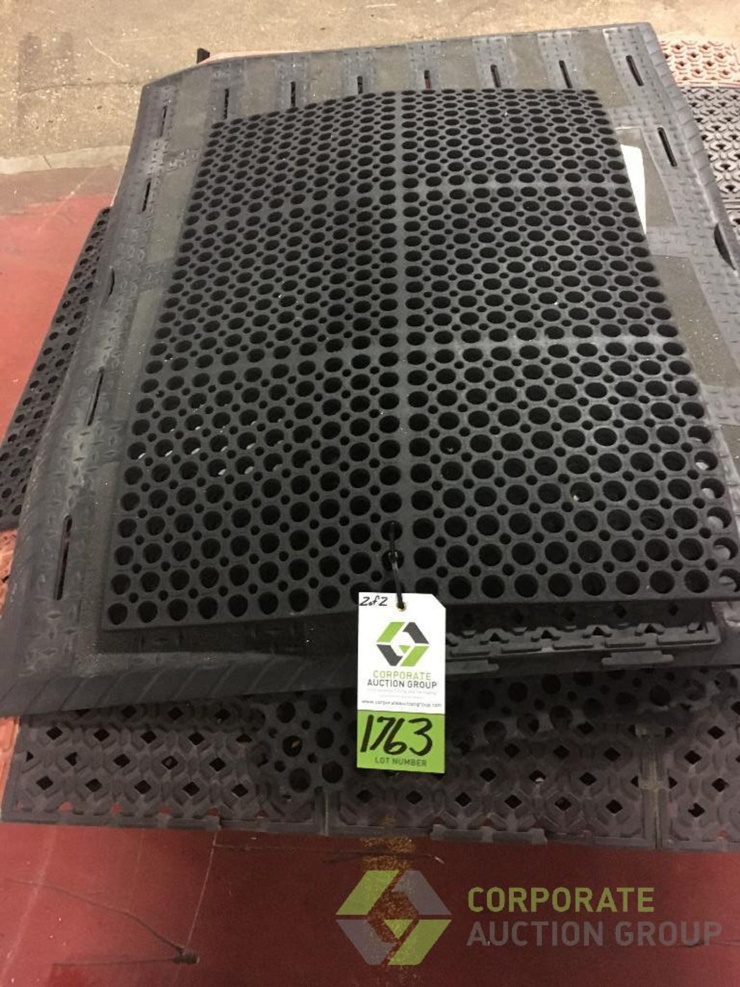 Misc. anti fatigue mats (2) skids. ** Rigging Fee: $25 **