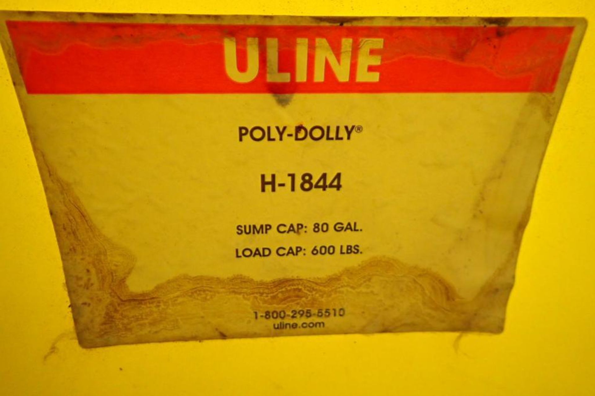 (2) Uline poly barrel containment skids ** Rigging Fee: $25 ** - Image 4 of 4