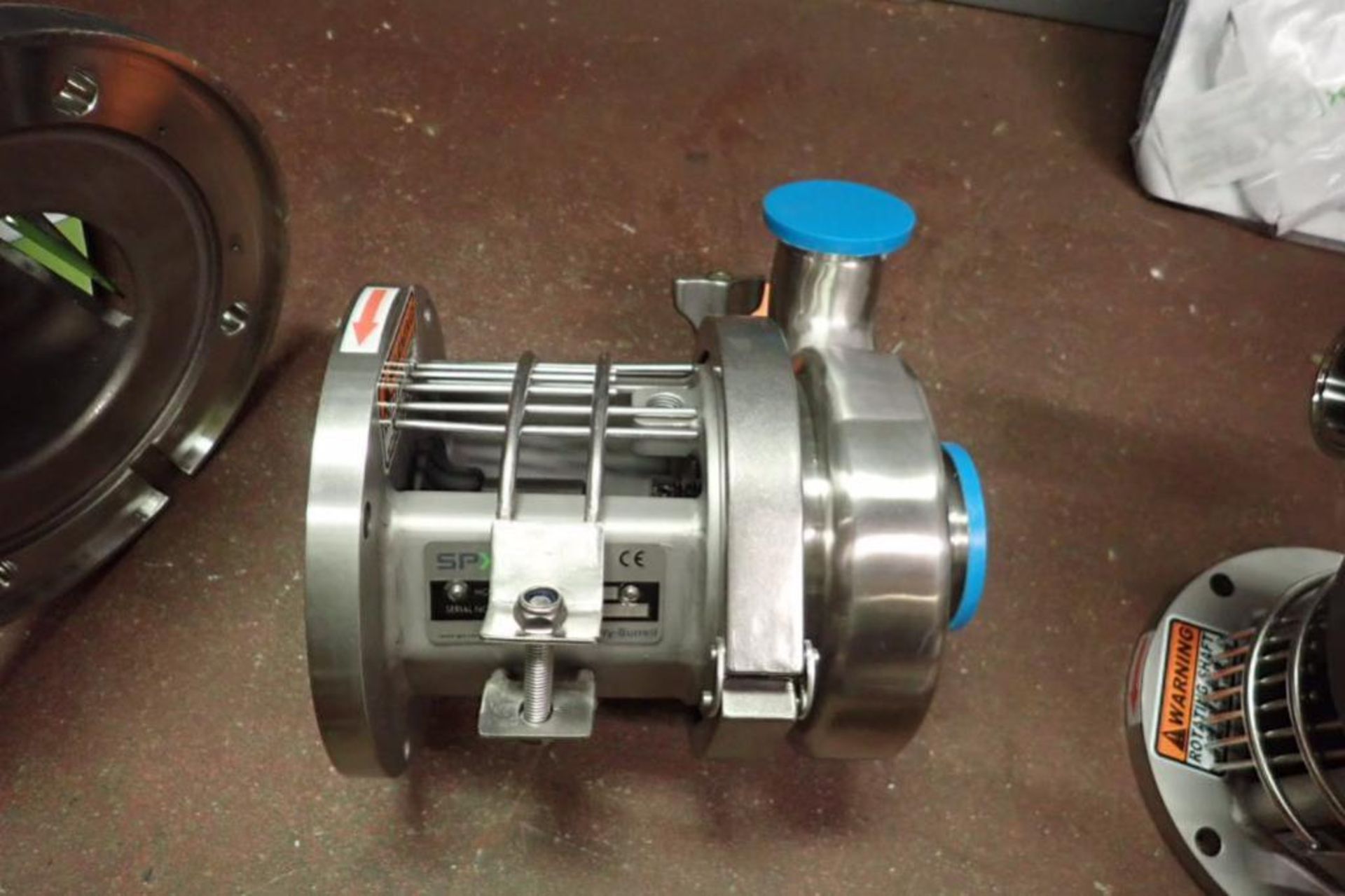 SPX SS centrifugal pump head, Model C114, 1.5 in. x 2 in ** Rigging Fee: $10 ** - Image 2 of 6