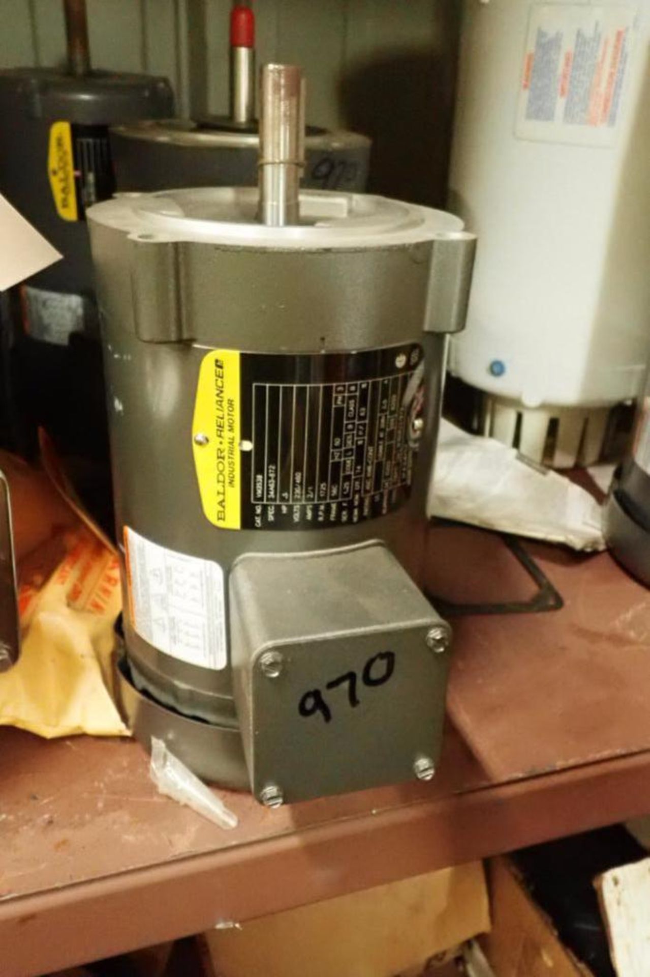 (10) assorted electric motors, 0.5 hp to 3 hp ** Rigging Fee: $25 ** - Image 5 of 13