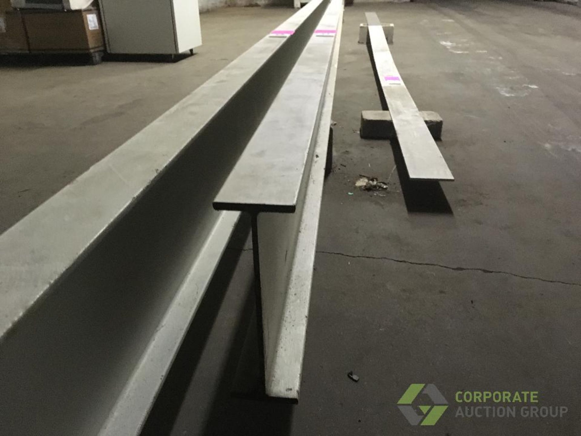 Steel I-beam, 37 ft. x 4 in. x 12 in. tall. ** Rigging Fee: $25 ** - Image 2 of 3