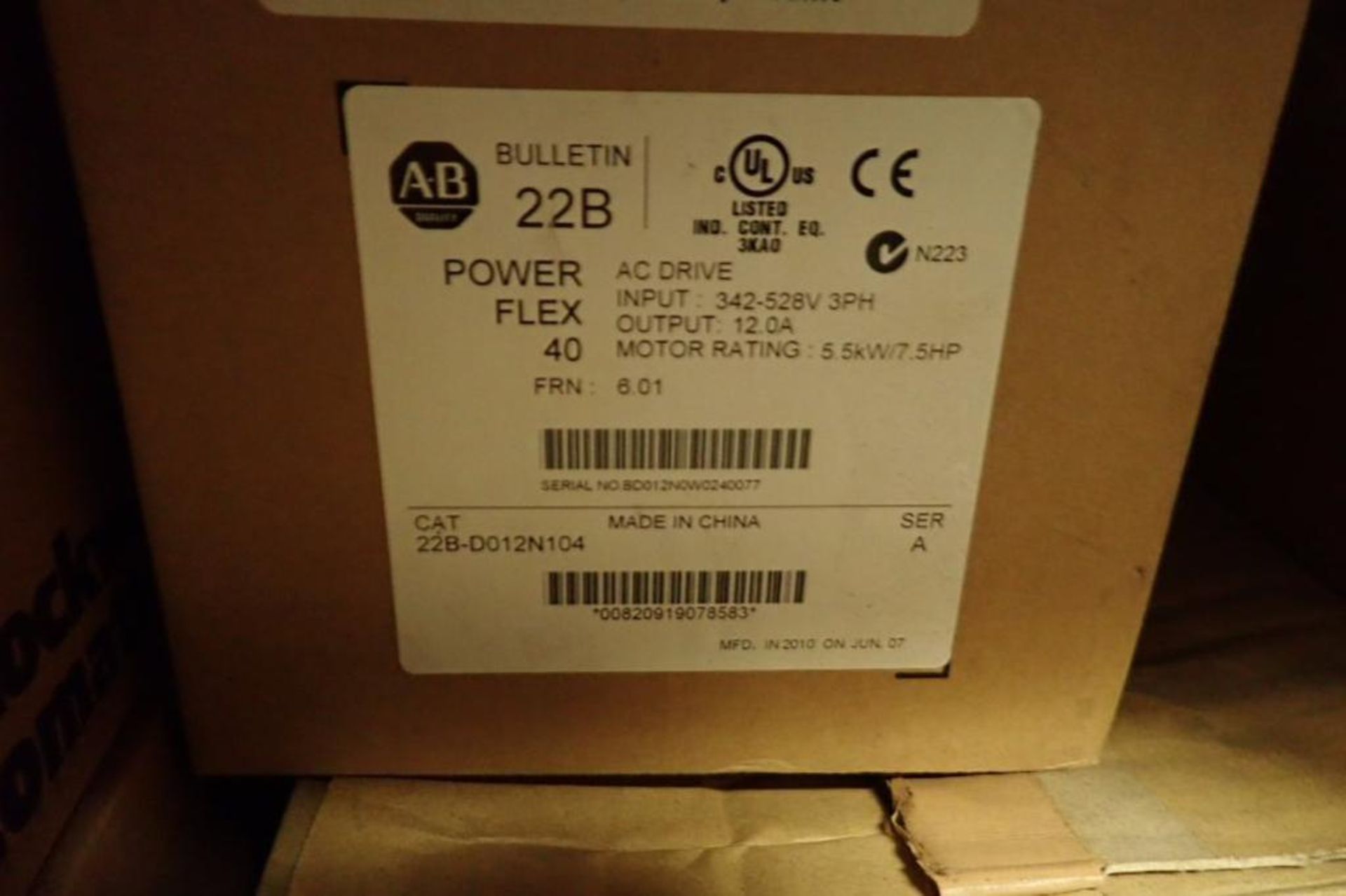 Contents only of 1 section of shelving, Allen Bradley vfds, power flex 4, 4m, 40, 525, Loma scale he - Image 20 of 43