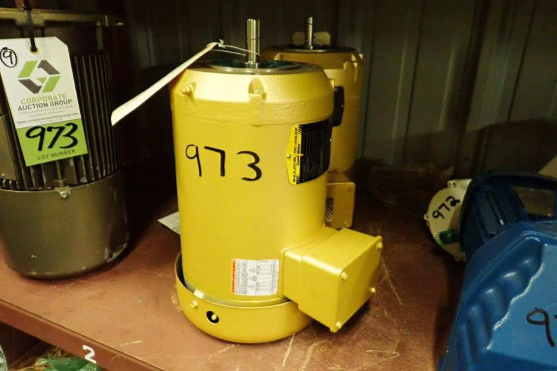 (9) assorted electric motors, 1 hp to 3 hp, several new ones ** Rigging Fee: $25 ** - Image 2 of 17