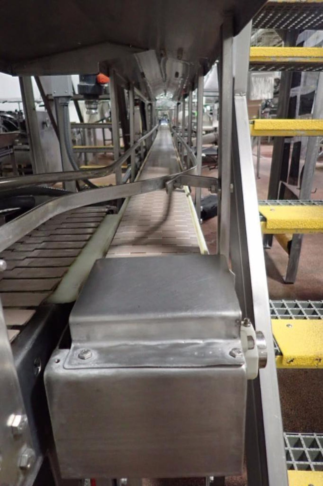 Table top belt conveyor, 30 ft. long x 6 in. wide x 34 in. tall, with product feeder/timing screw, s - Image 3 of 16