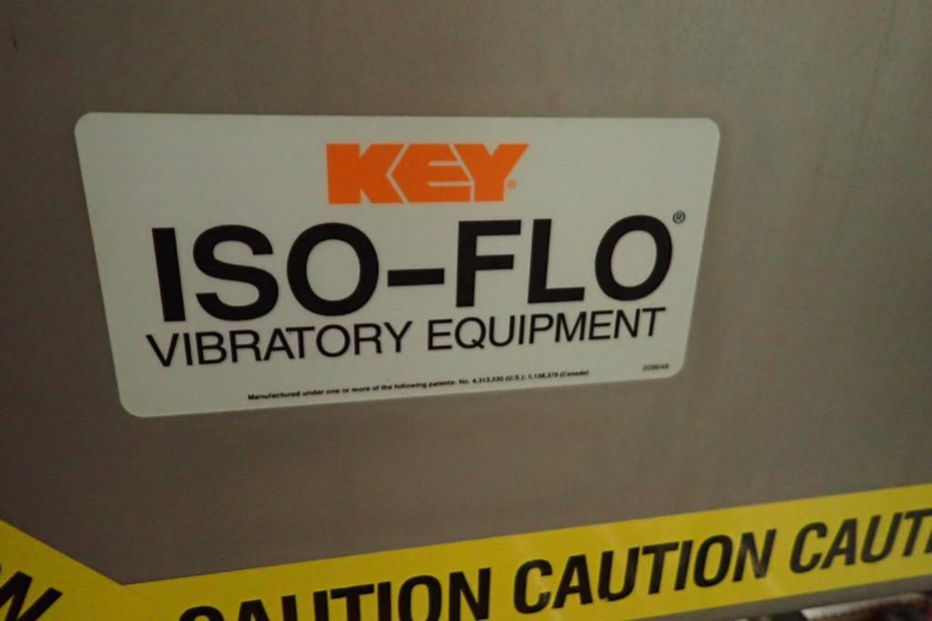 Key iso-flo overhead vibratory conveyor, 8 ft. long x 24 in. wide, SS frame ** Rigging Fee: $600 ** - Image 5 of 7
