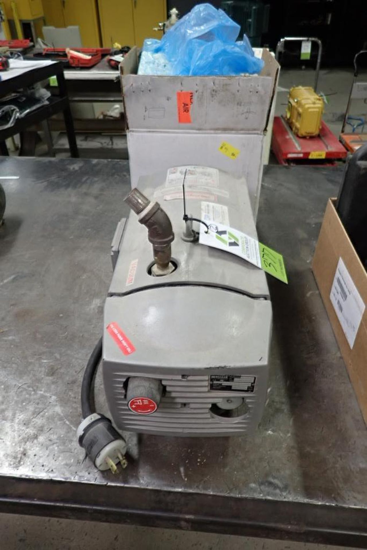 Becker vacuum pump, gearbox. **Rigging Fee: $25** (Located in Brooklyn Park, MN.)
