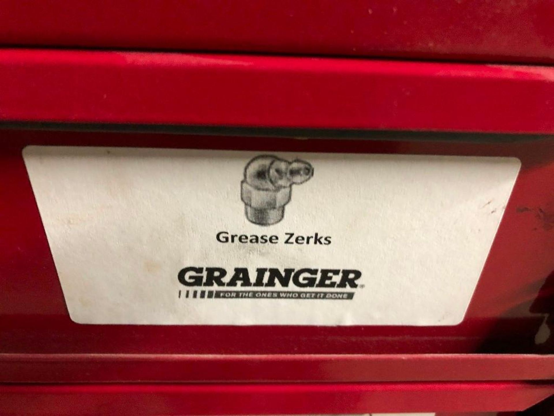 (3) Granger parts cabinets with 12 drawers each stack. (LOT) **Rigging Fee: $150** (Located in Brook - Image 10 of 67