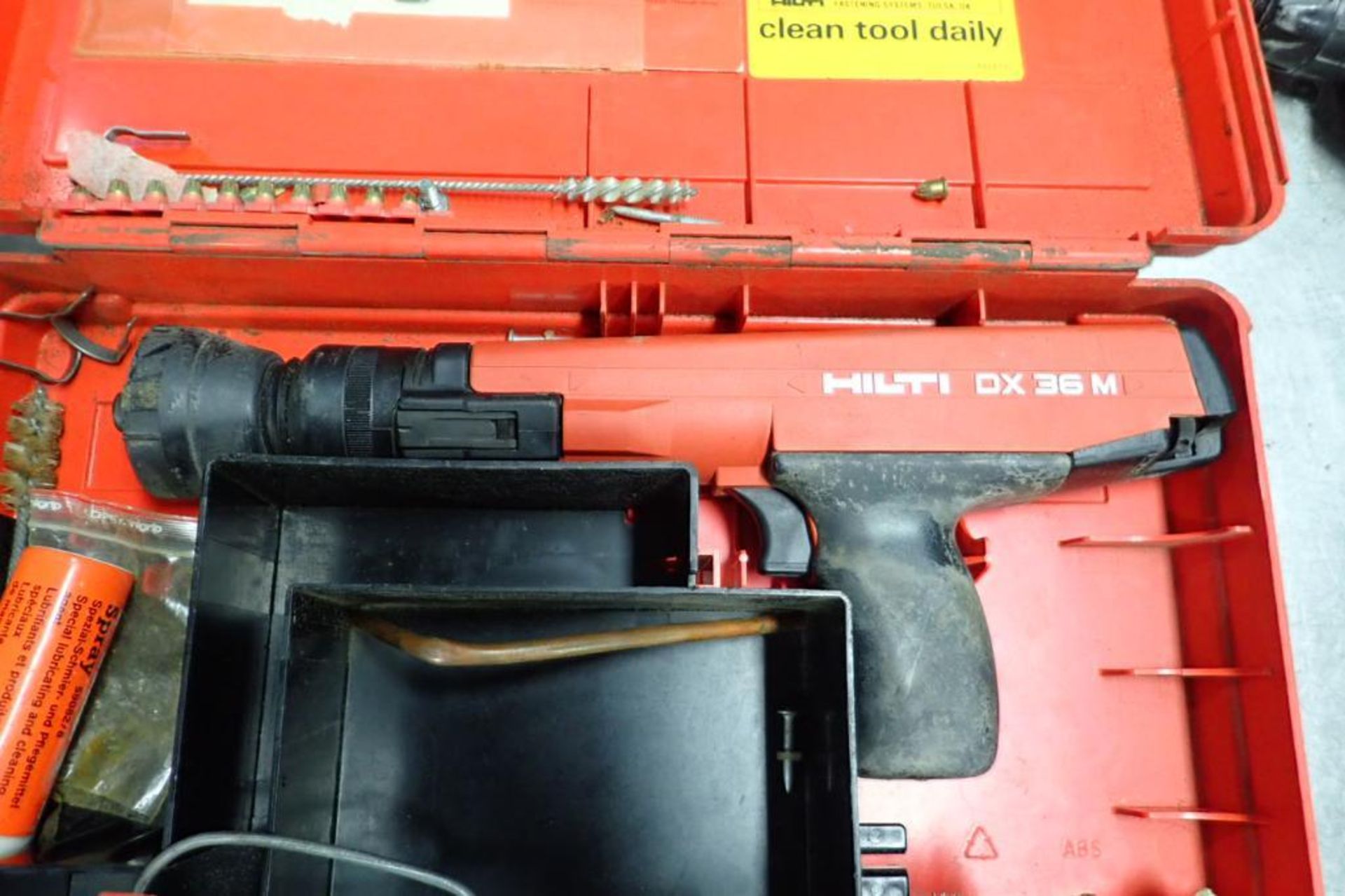 Hilti DX36M power actuated tool. **Rigging Fee: $10** (Located in Brooklyn Park, MN.) - Image 4 of 5