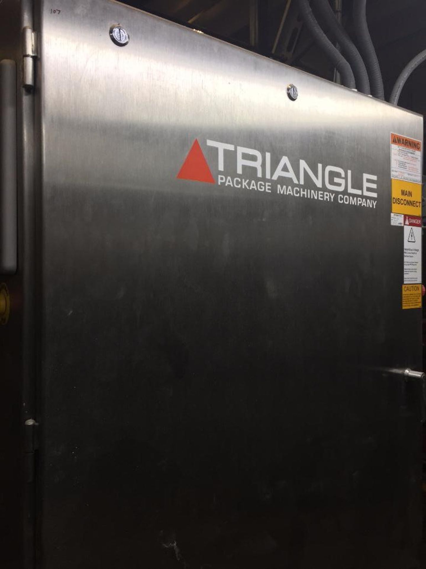Triangle vertical form/fill/seal, model XYS08C, s/n 122203, smart date coder, continuous vertical se - Image 11 of 11