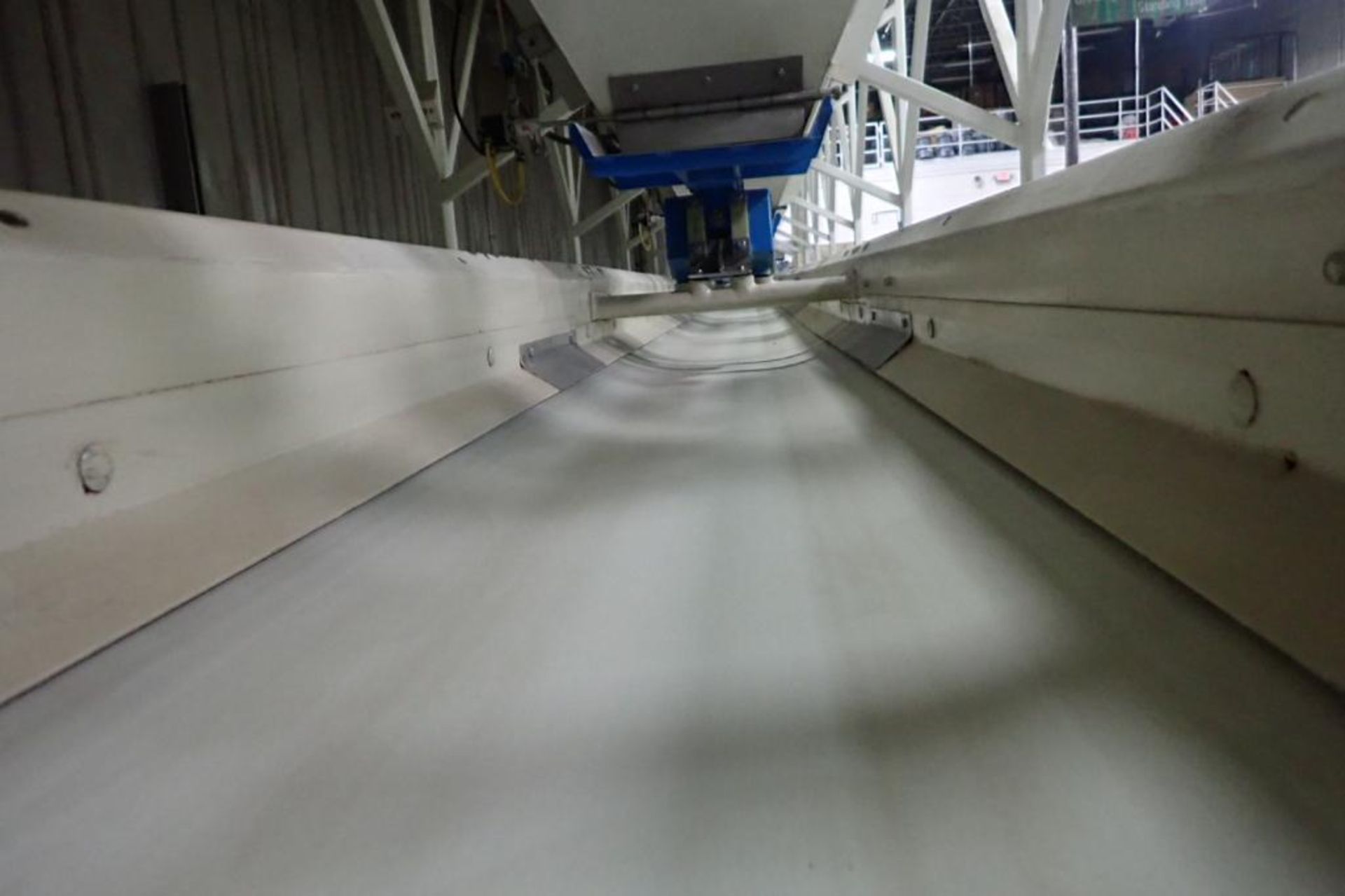 Activator belt conveyor under north bins, 60 ft. long x 18 in. wide, motor and drive. (CB43). **Rigg - Image 5 of 9