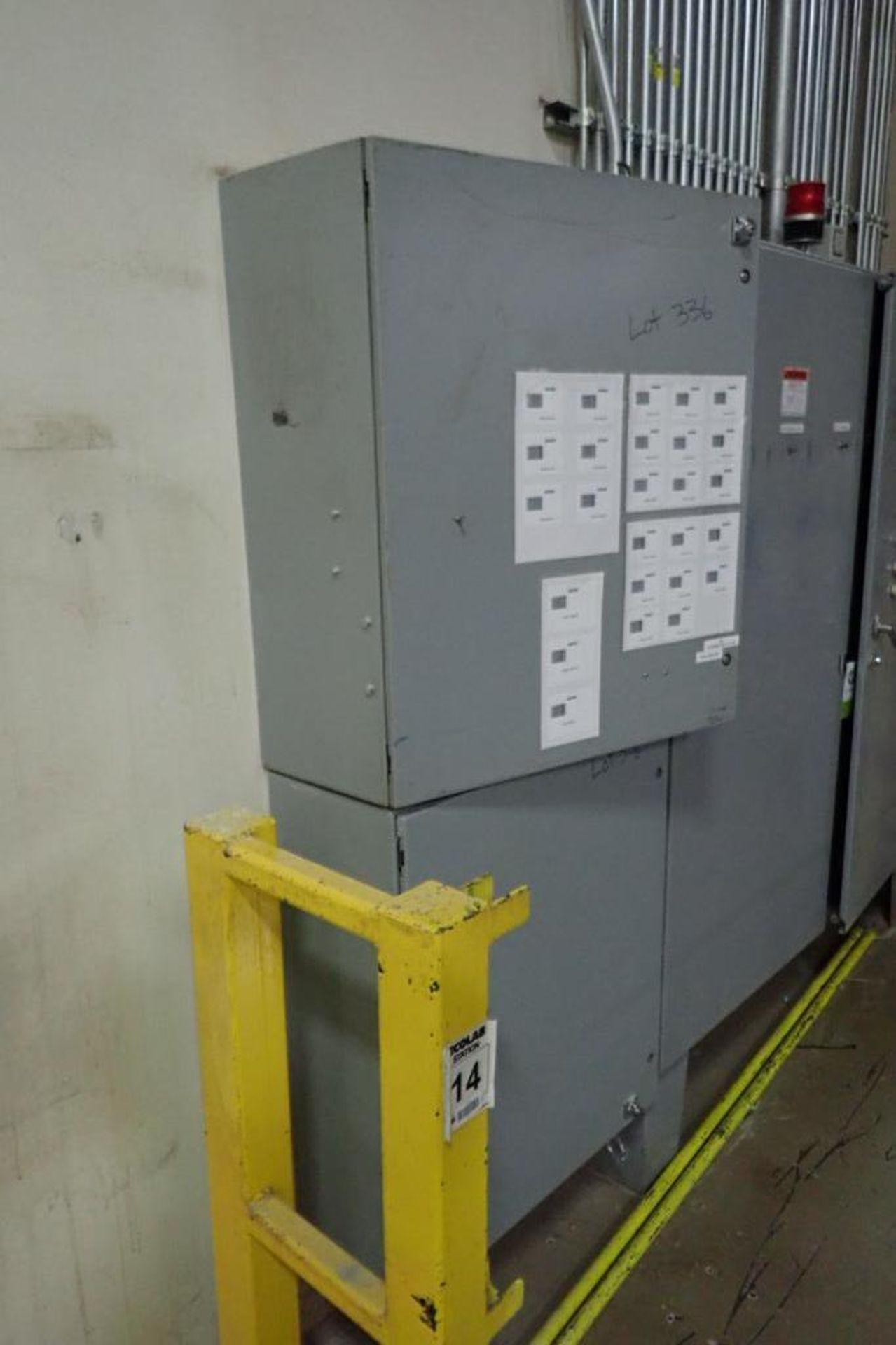 (2) mild steel control cabinets, 32 in. wide x 12 in. deep x 36 in. tall. **Rigging Fee: $150** (Loc - Image 2 of 2
