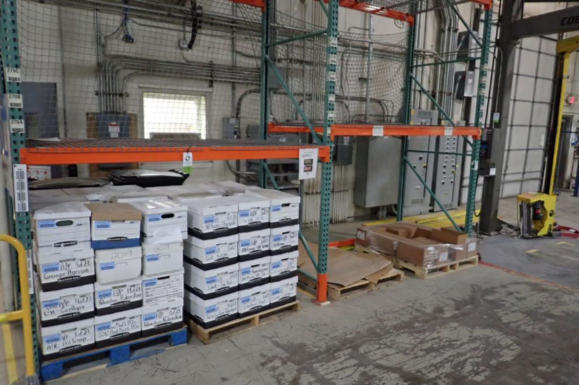 (2) sections of pallet racking, 96 in. long x 48 in. deep x 16 ft. tall. **Rigging Fee: $200** (Loca - Image 2 of 5