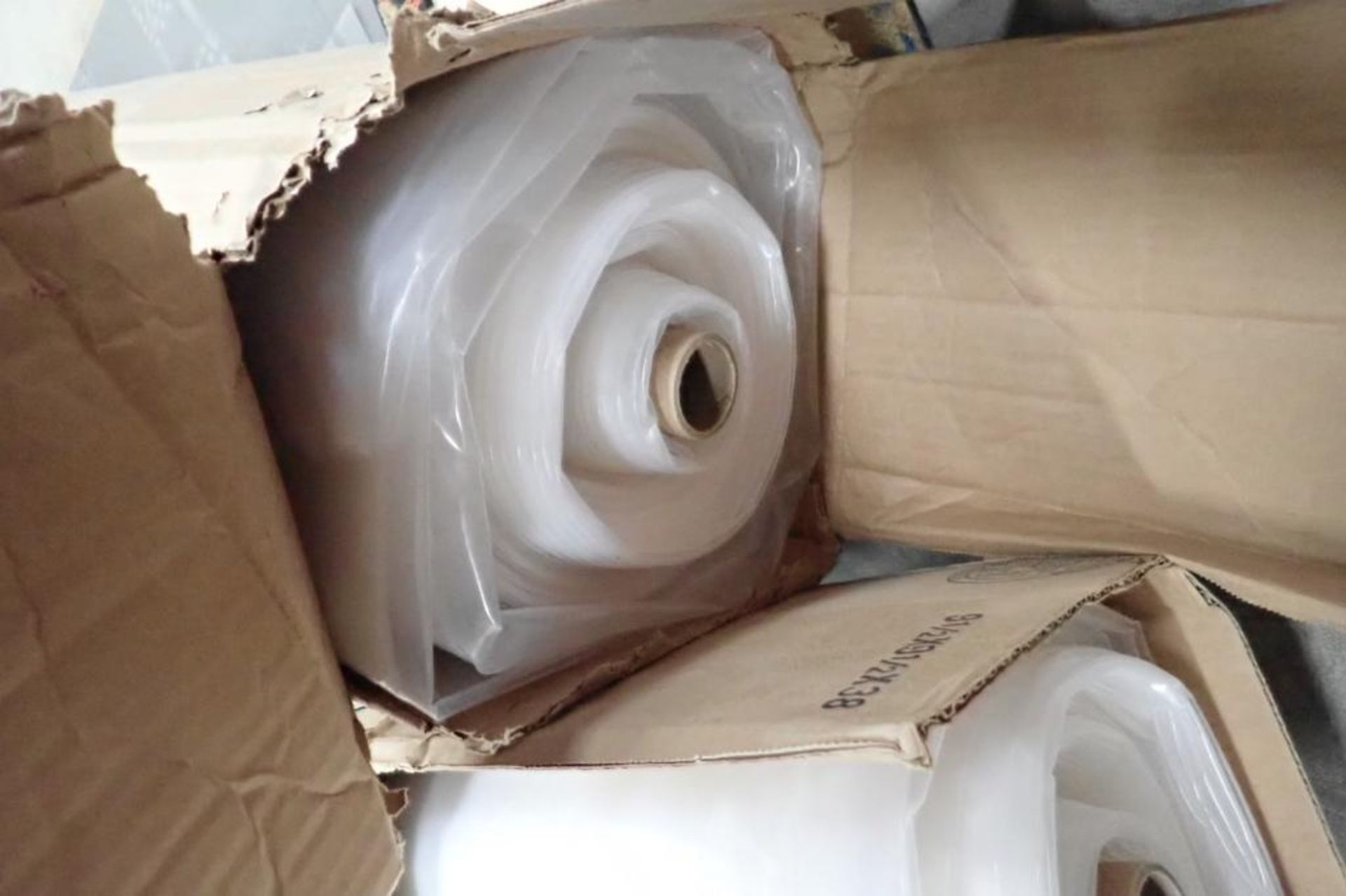 (2) rolls of poly plastic, 20 x 100, .06 mil, clear. **Rigging Fee: $25** (Located in Brooklyn Park, - Image 3 of 4