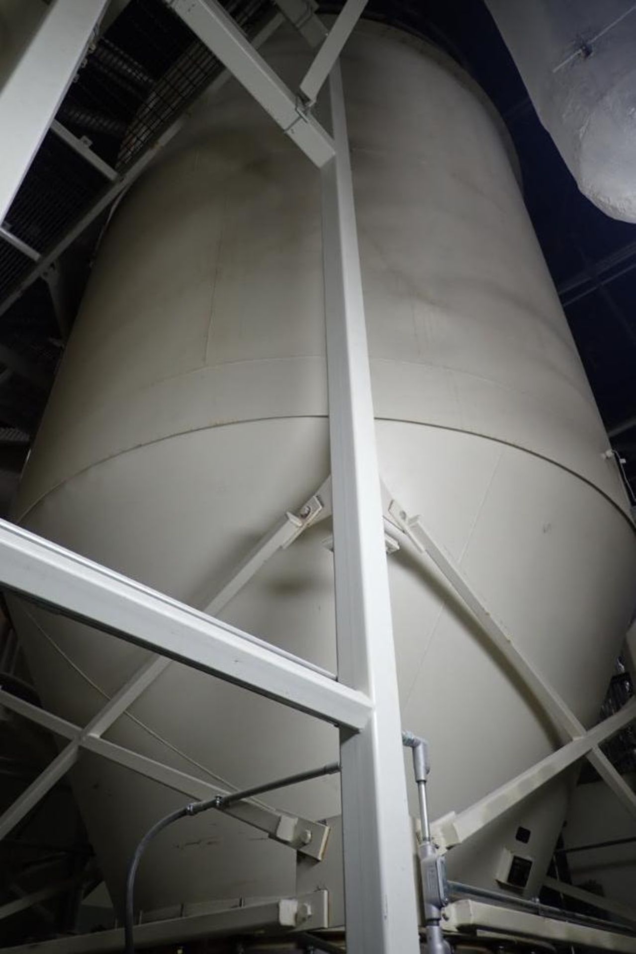 1999 Imperial Industries mild steel flour use bin, 12 ft. dia. X 27 ft. tall, 36 lbs./ cu ft. max de - Bild 3 aus 11