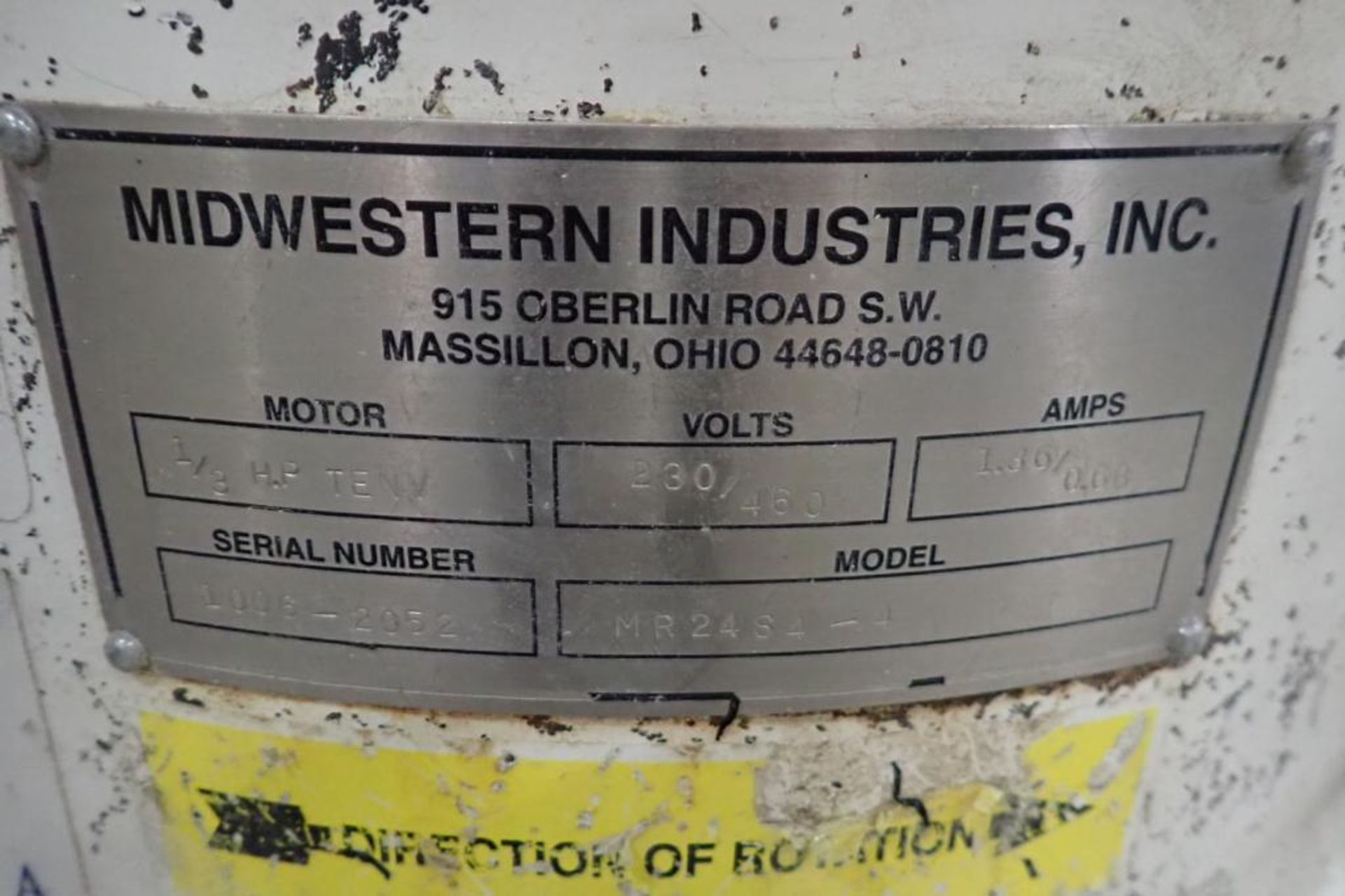 Midwestern portable sifter, Model MR24S4-4, SN 1006-2052. **Rigging Fee: $175** (Located in Brooklyn - Image 3 of 6