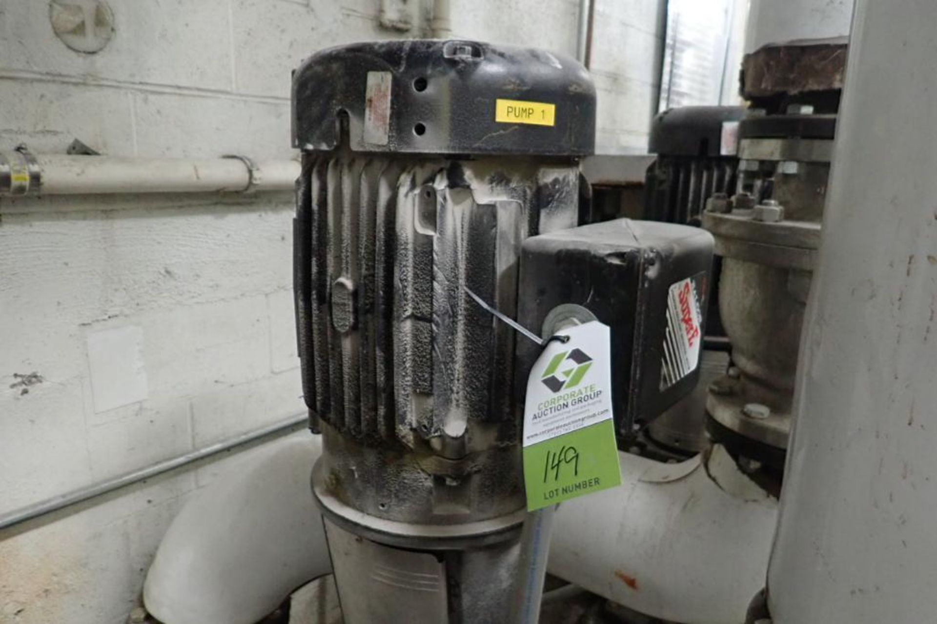 Grundfos 25 hp boiler water pump. **Rigging Fee: $200** (Located in Brooklyn Park, MN.) - Bild 4 aus 6