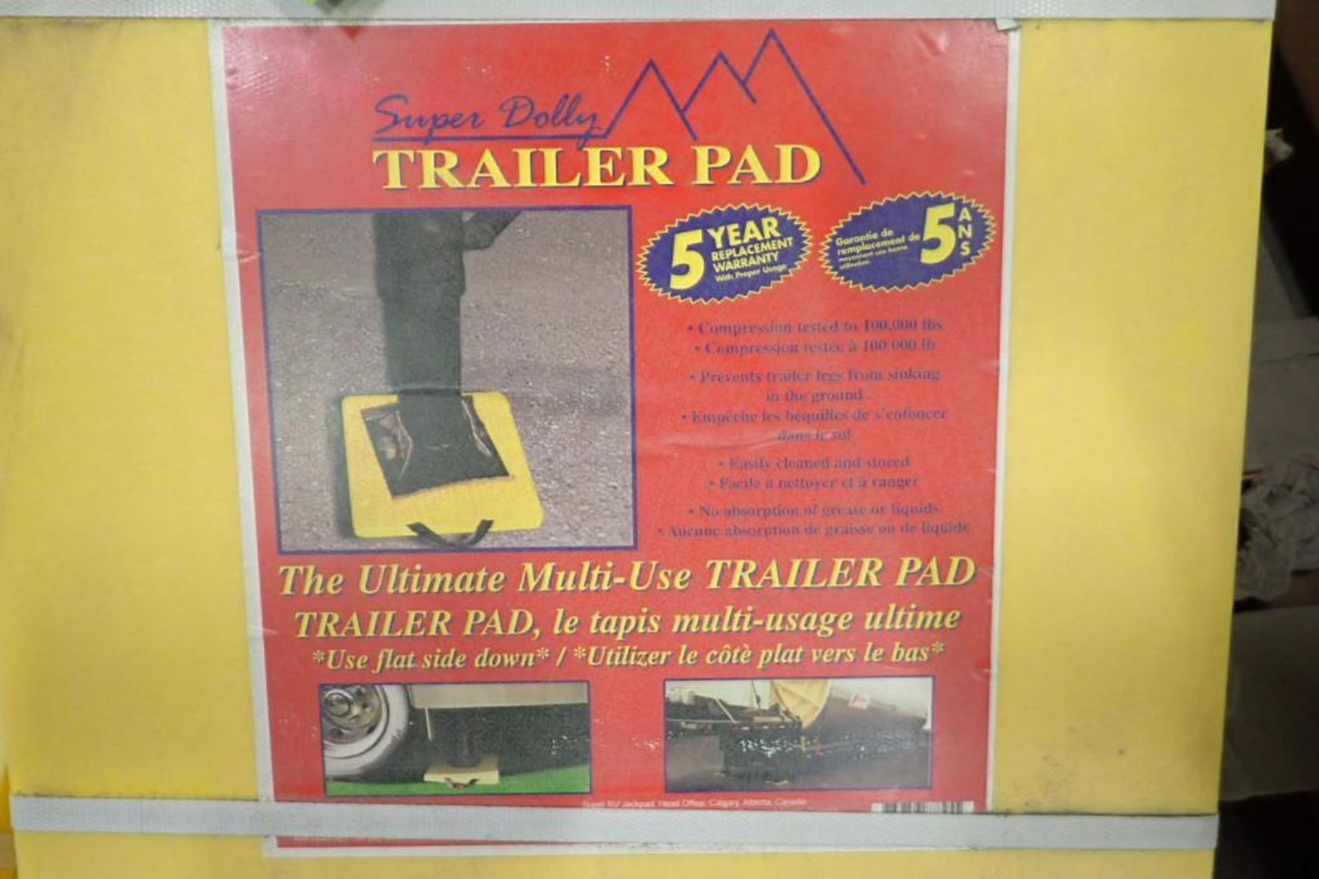 New super dolly trailer pads, 100,000 lb. capacity. **Rigging Fee: $25** (Located in Brooklyn Park, - Image 2 of 4