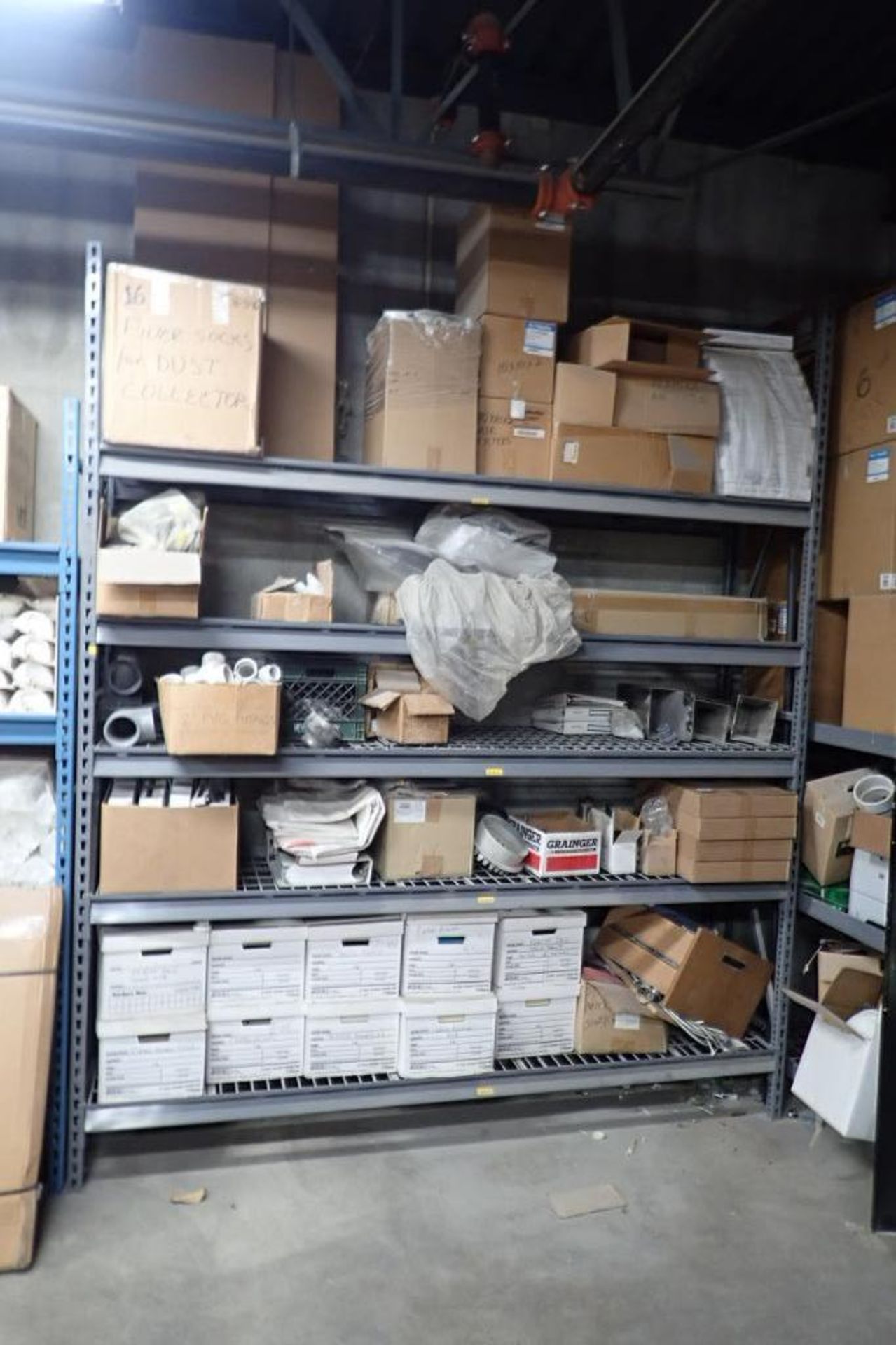 (5) assorted sections of shelving/racking. **Rigging Fee: $300** (Located in Brooklyn Park, MN.) - Image 3 of 5