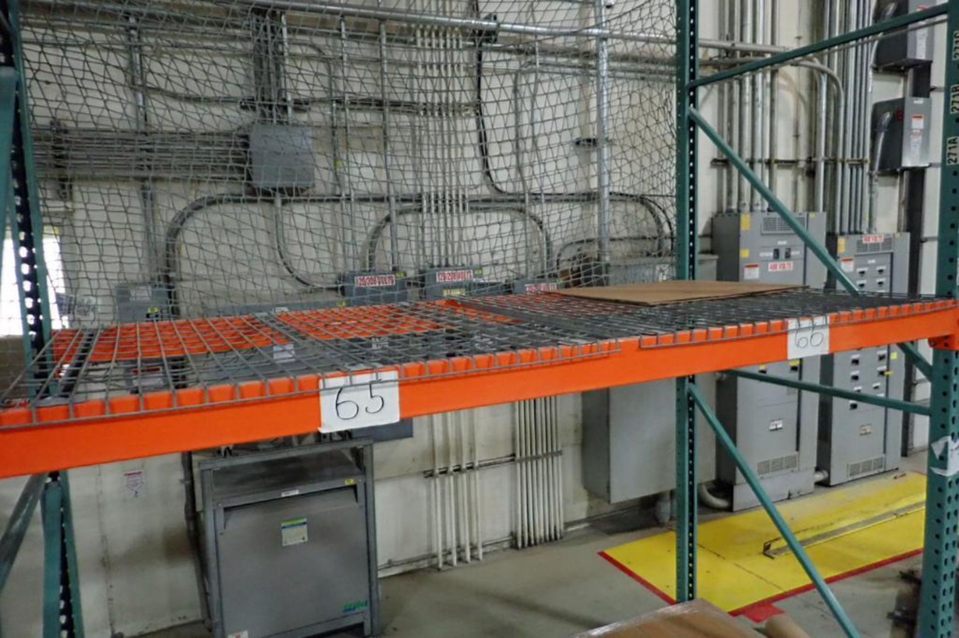 (2) sections of pallet racking, 96 in. long x 48 in. deep x 16 ft. tall. **Rigging Fee: $200** (Loca - Image 5 of 5
