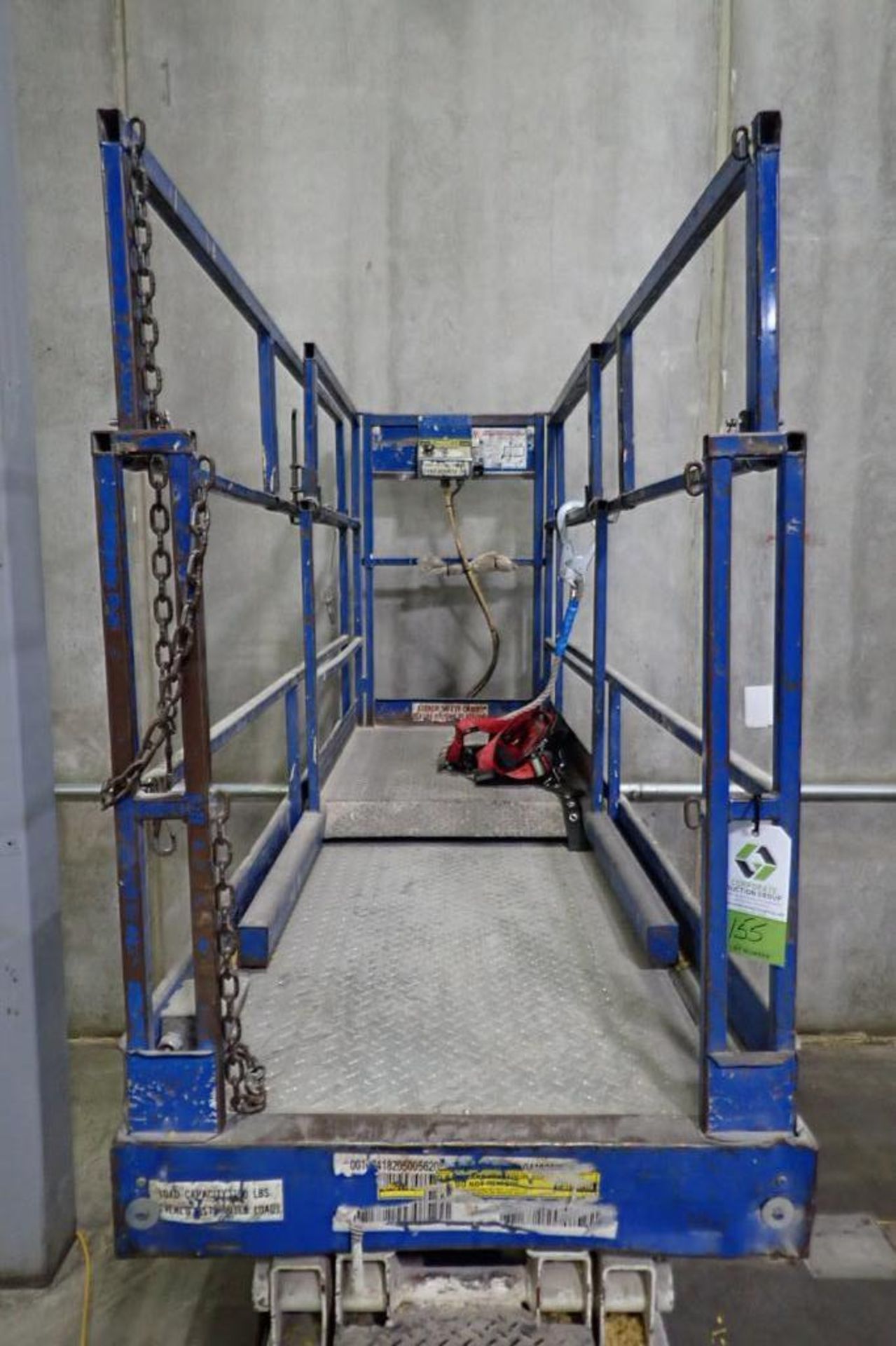 Marklift hydraulic scissors lift, Model J20NEP. 750 lb. capacity, 110 v onboard charger. **Rigging F - Image 2 of 7