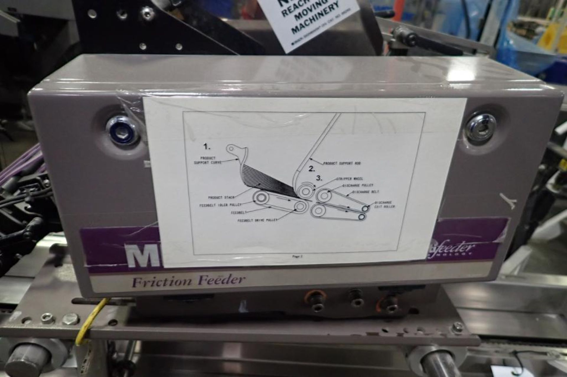 Multi-Feed card feeder, Model MFT 350, SN 0452-07168, on stand.. **Rigging Fee: $250** (Located in B - Image 5 of 6