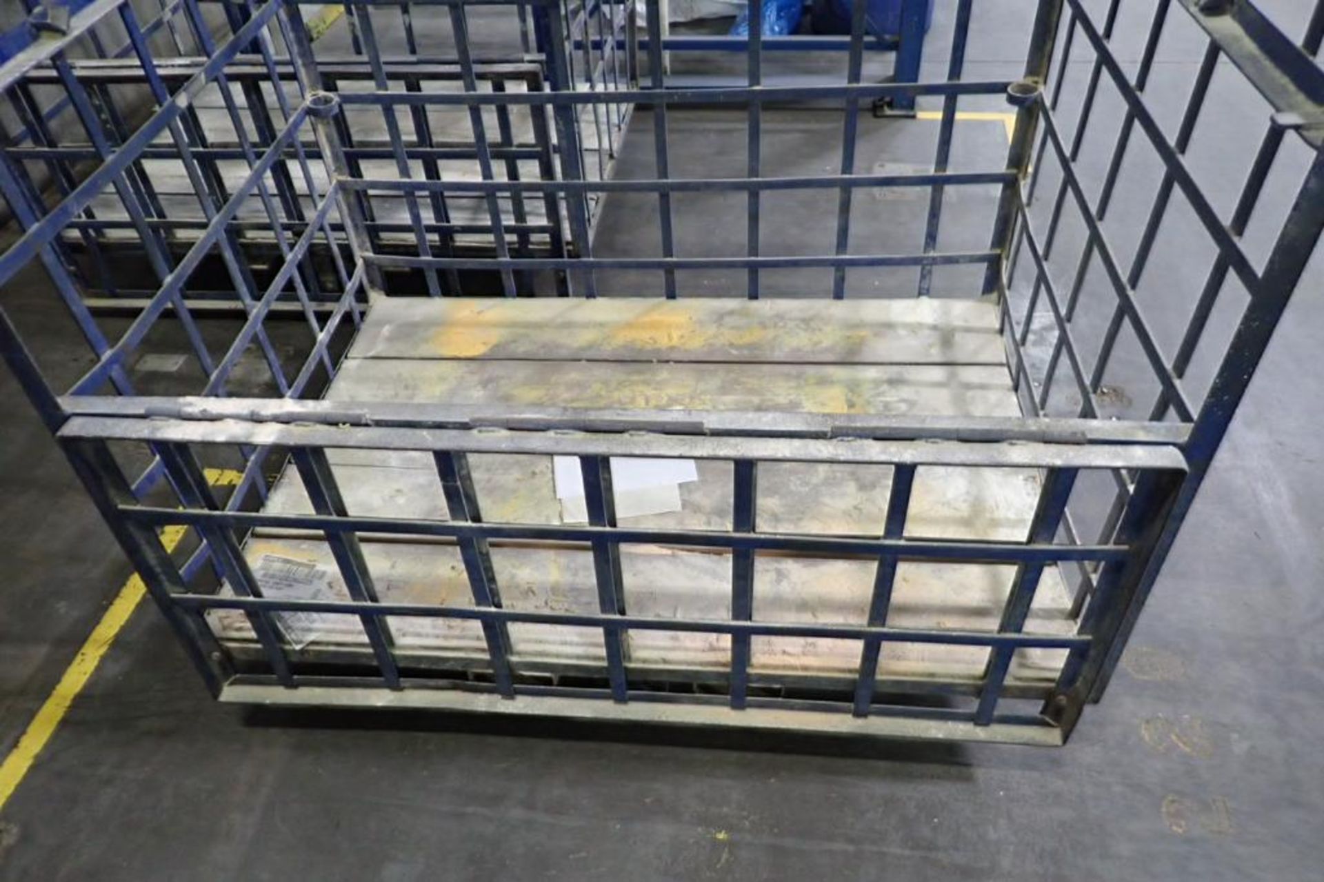 (2) mild steel carts, 60 in. long x 42 in. wide x 79 in. tall. **Rigging Fee: $50** (Located in Broo - Image 3 of 4