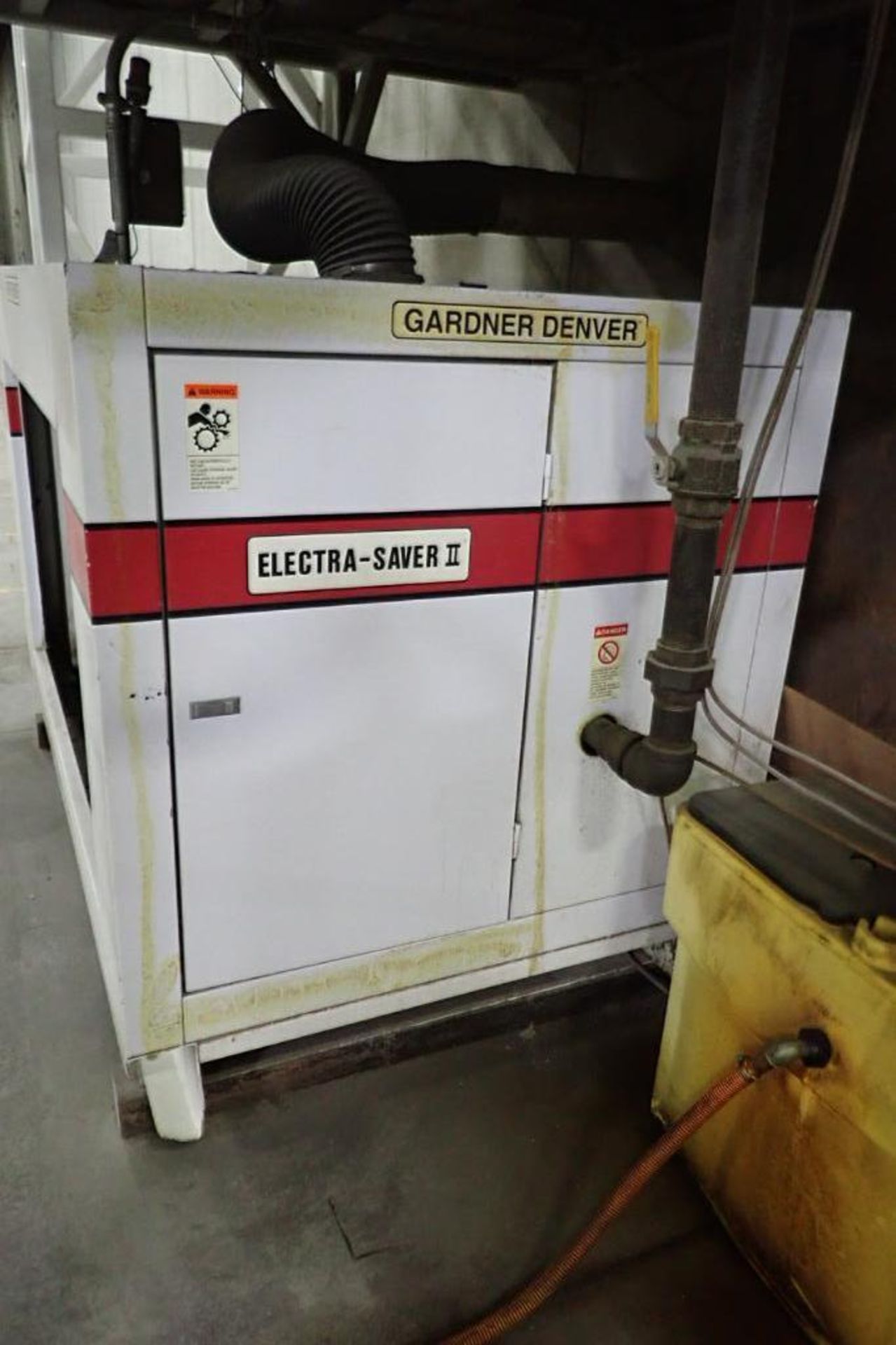 Gardner Denver 100 hp rotary screw air compressor, air cooled, Model EBP99J, SN 194201, 125 cfm. **R - Image 7 of 12