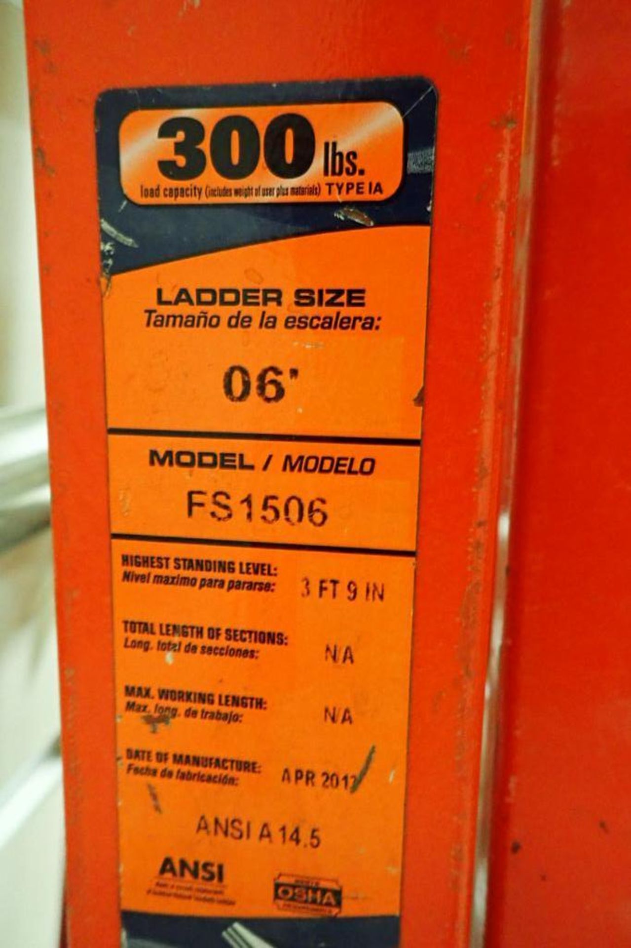 Werner fiberglass step ladders, 6 ft., 4 ft., 2 ft.. **Rigging Fee: $10** (Located in Brooklyn Park, - Image 2 of 4