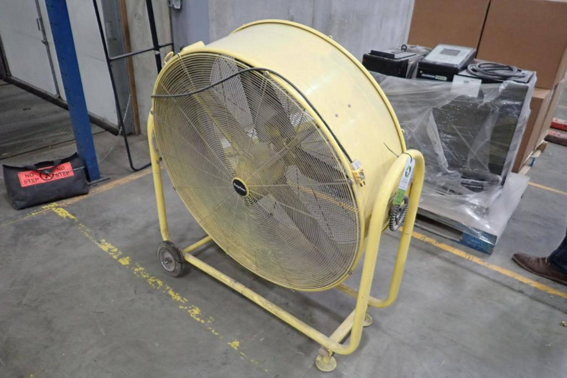 Dayton 42 in. floor fan. **Rigging Fee: $50** (Located in Brooklyn Park, MN.)