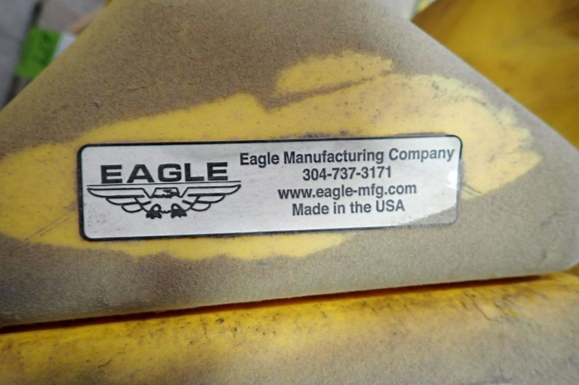 Eagle poly parking curbs. **Rigging Fee: $25** (Located in Brooklyn Park, MN.) - Image 3 of 3