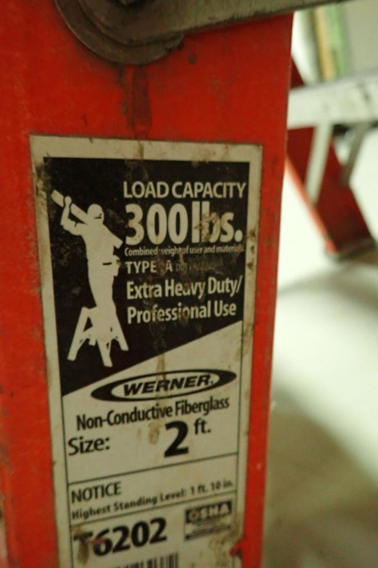 Werner fiberglass step ladders, 6 ft., 4 ft., 2 ft.. **Rigging Fee: $10** (Located in Brooklyn Park, - Image 4 of 4