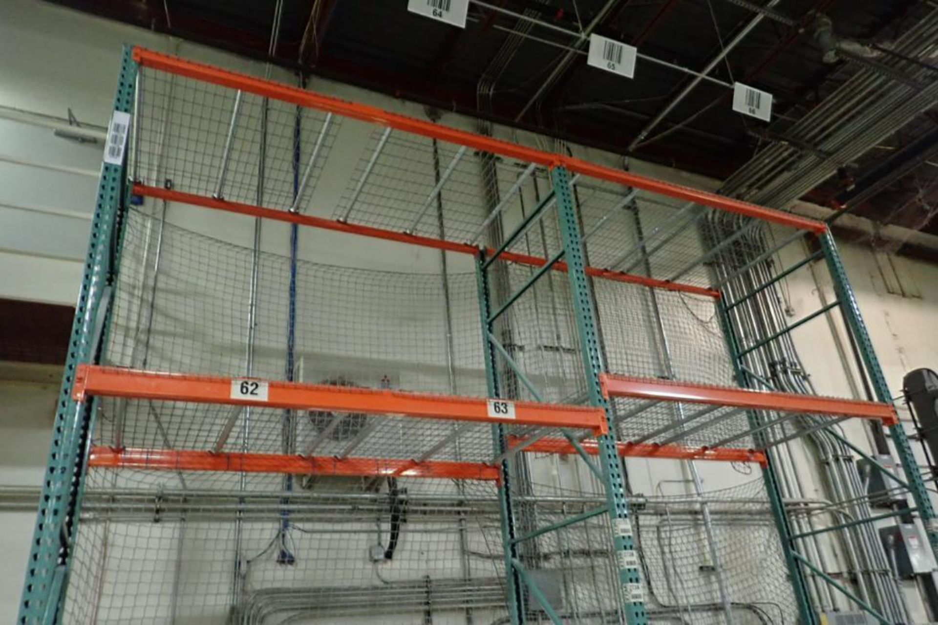 (2) sections of pallet racking, 96 in. long x 48 in. deep x 16 ft. tall. **Rigging Fee: $200** (Loca - Image 3 of 5