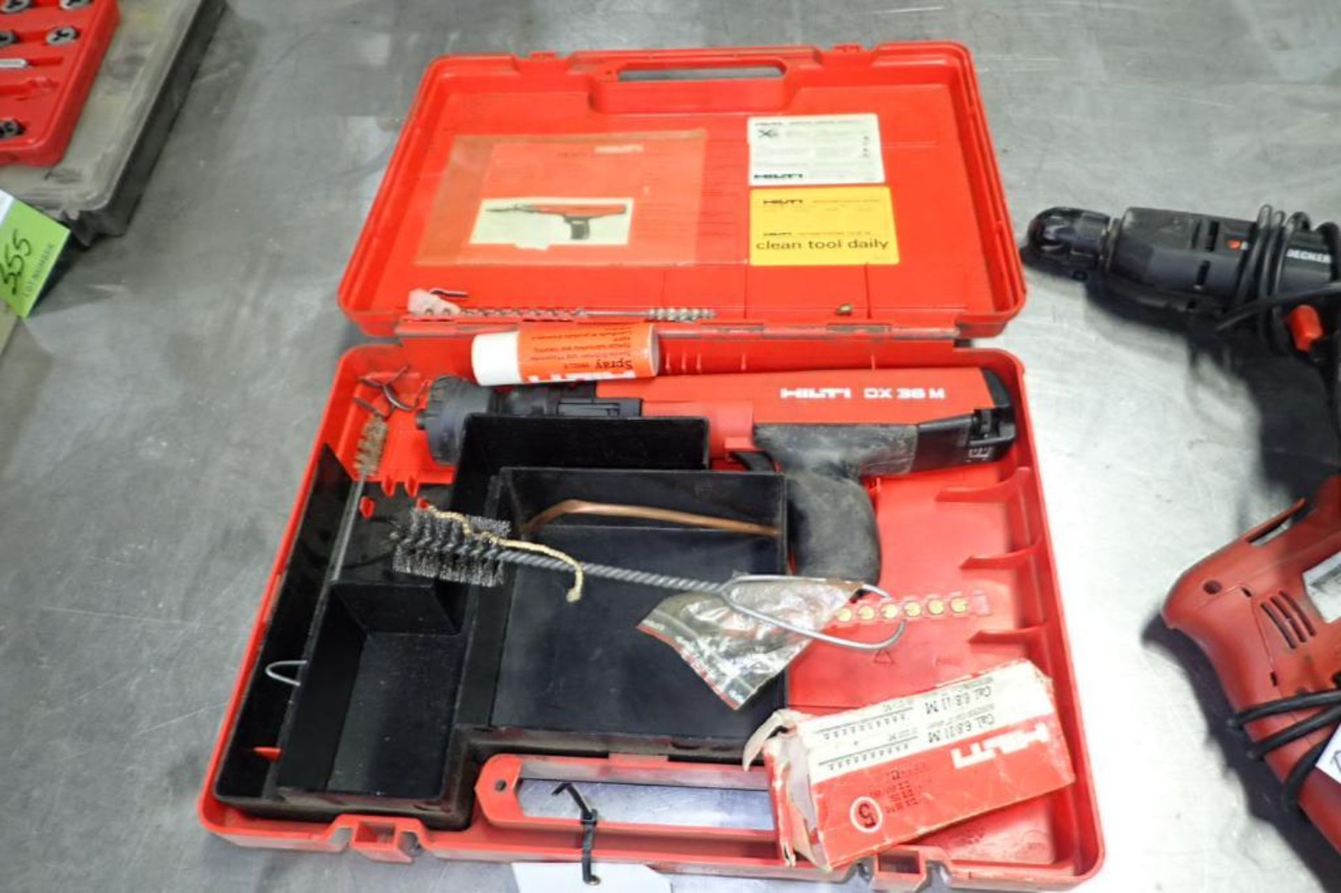 Hilti DX36M power actuated tool. **Rigging Fee: $10** (Located in Brooklyn Park, MN.)