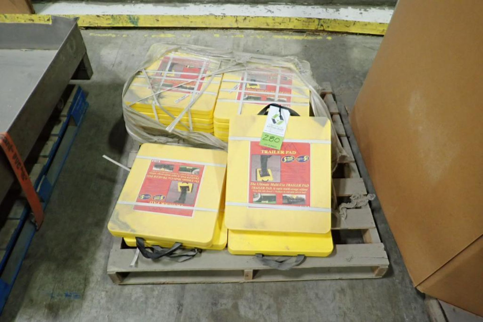New super dolly trailer pads, 100,000 lb. capacity. **Rigging Fee: $25** (Located in Brooklyn Park,