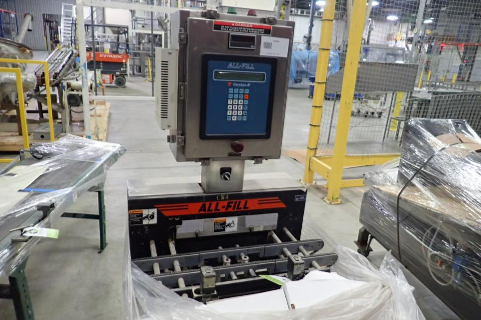 All-fill check weigher. **Rigging Fee: $150** (Located in Brooklyn Park, MN.)