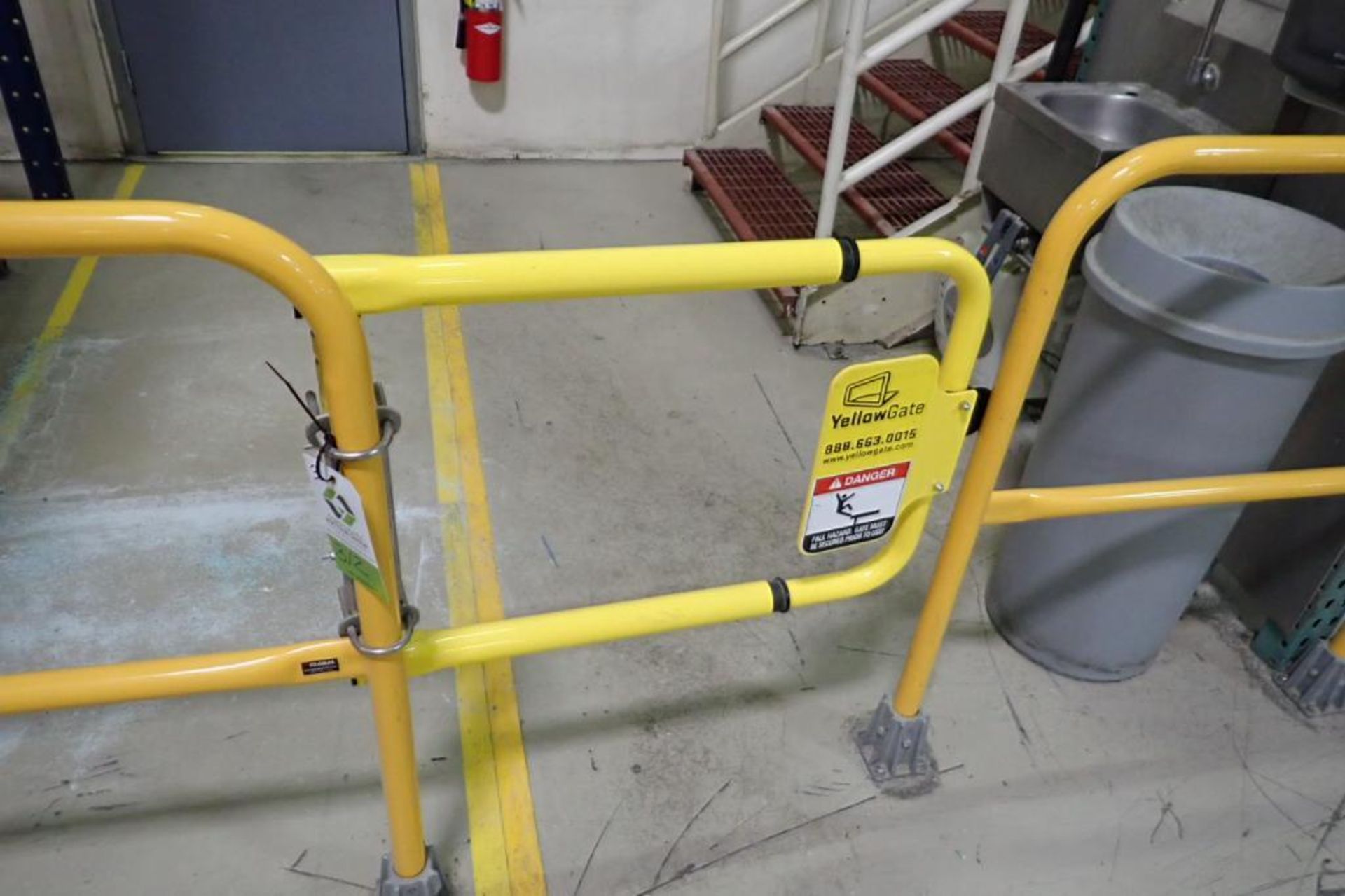 (3) safety gates, 30 in. swinging door. **Rigging Fee: $150** (Located in Brooklyn Park, MN.)