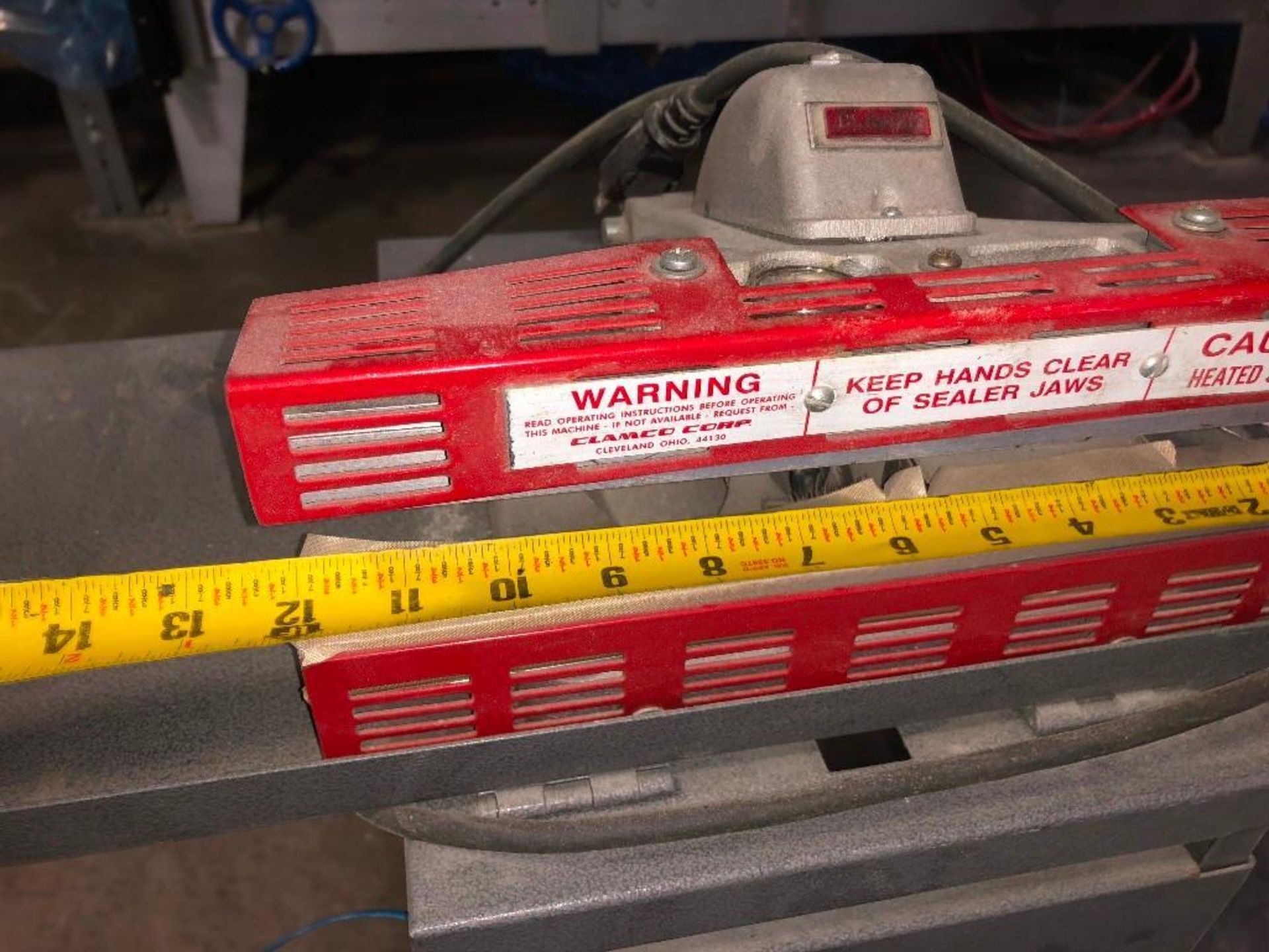 Clamco foot powered impulse sealer, 12 in. seal bar. **Rigging Fee: $50** (Located in Brooklyn Park, - Image 5 of 6